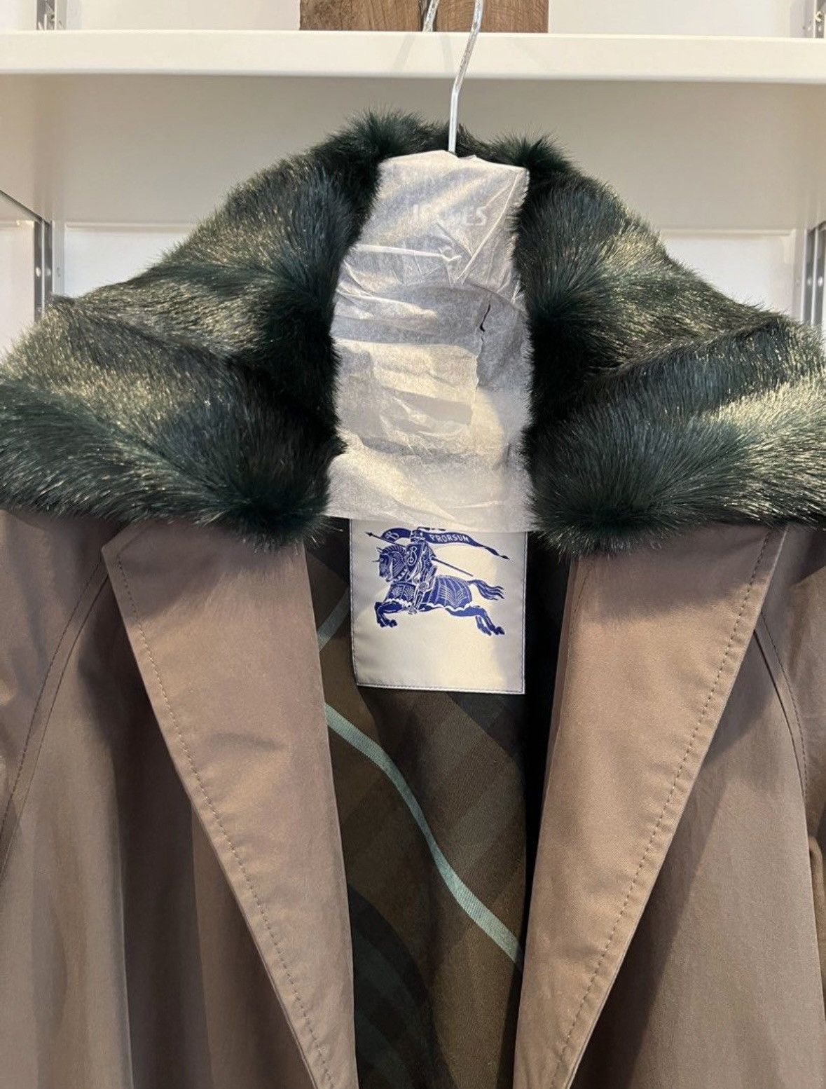Burberry 2023 Brown Long Lambeth Car Coat by Daniel Lee Size US M / EU 48-50 / 2 - 7 Thumbnail