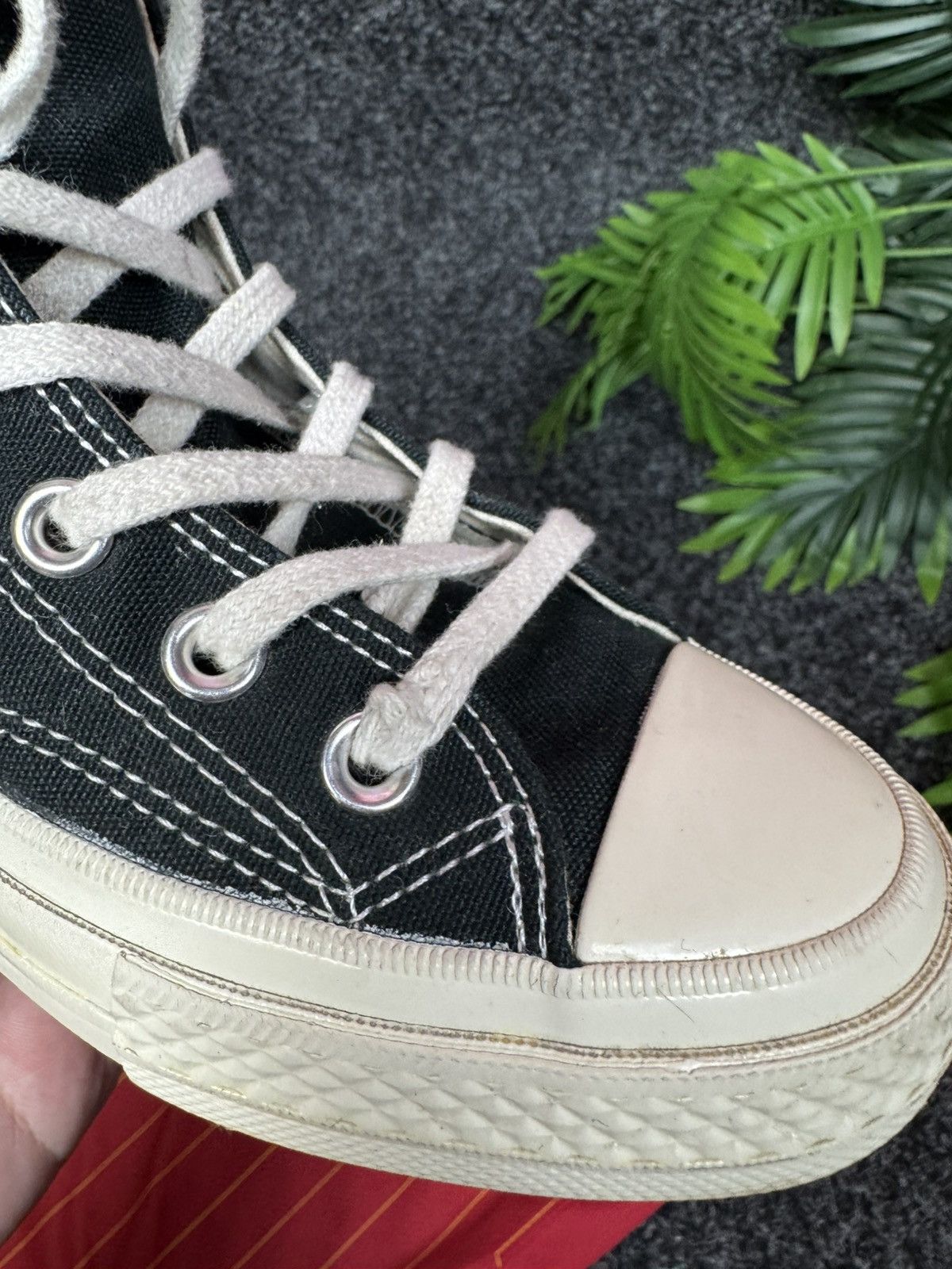 Comme des Garcons PLAY Comme des Garcons Play X Chuck 70 Shoes Black Size US 7 / IT 37 - 19 Thumbnail