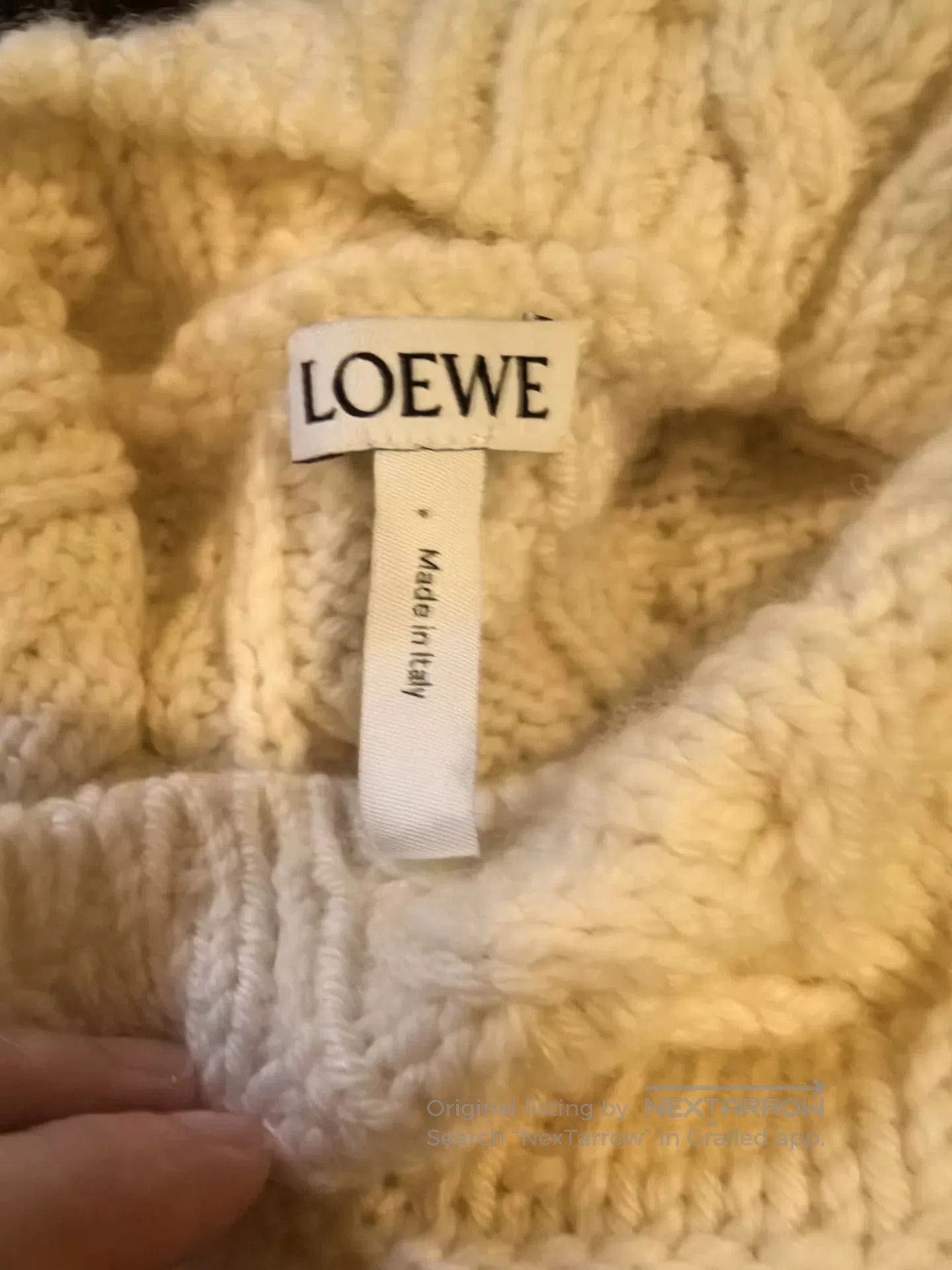 Loewe LOEWE Beige Sweater Size M. Size US M / EU 48-50 / 2 - 4 Thumbnail
