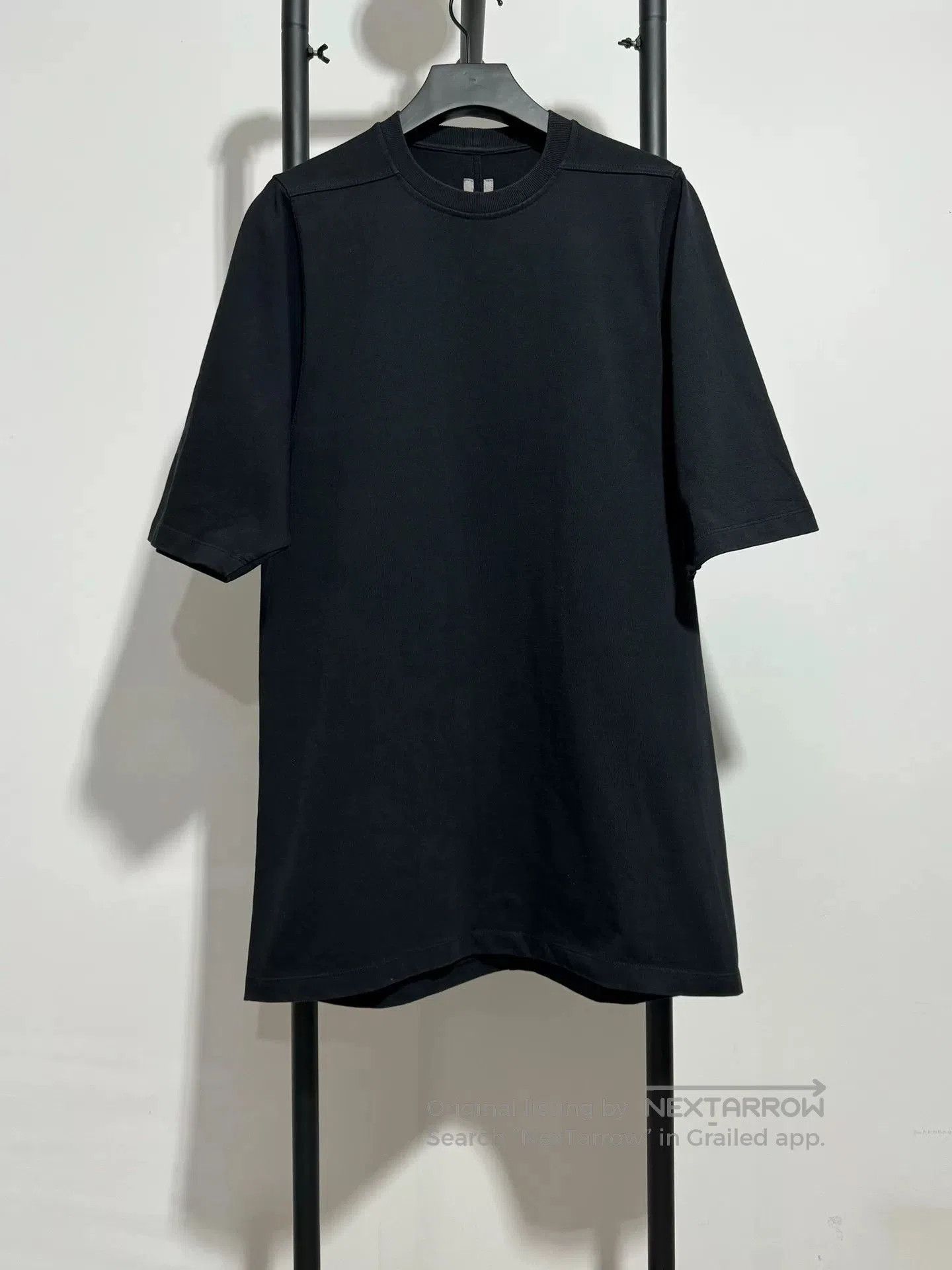 Rick Owens rick owens black short sleeve oversized tee. Size US M / EU 48-50 / 2 - 1 Thumbnail