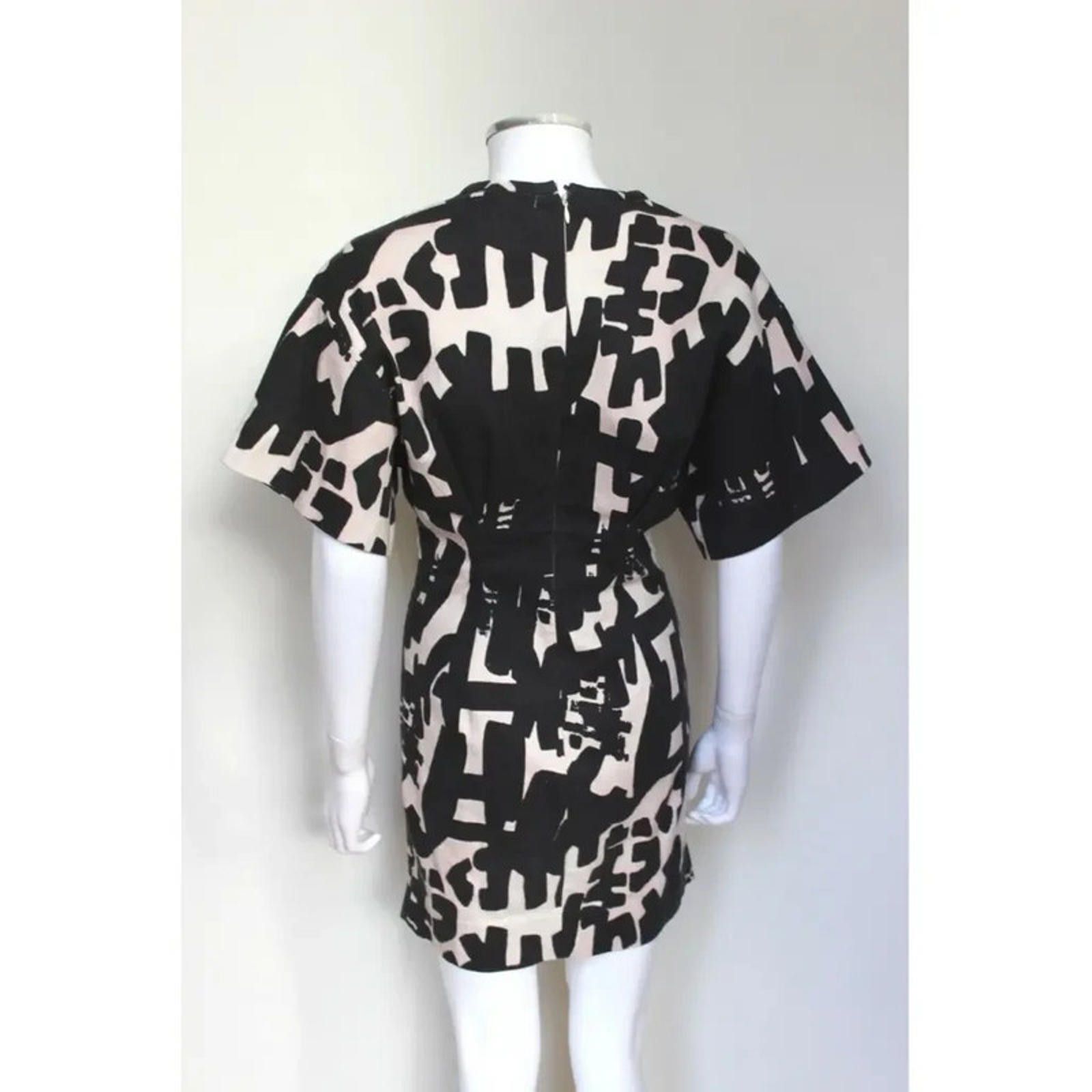 Isabel Marant Isabel Marant Cotton Printed Mini Dress F38 UK 8-10 Size S / US 4 / IT 40 - 3 Thumbnail