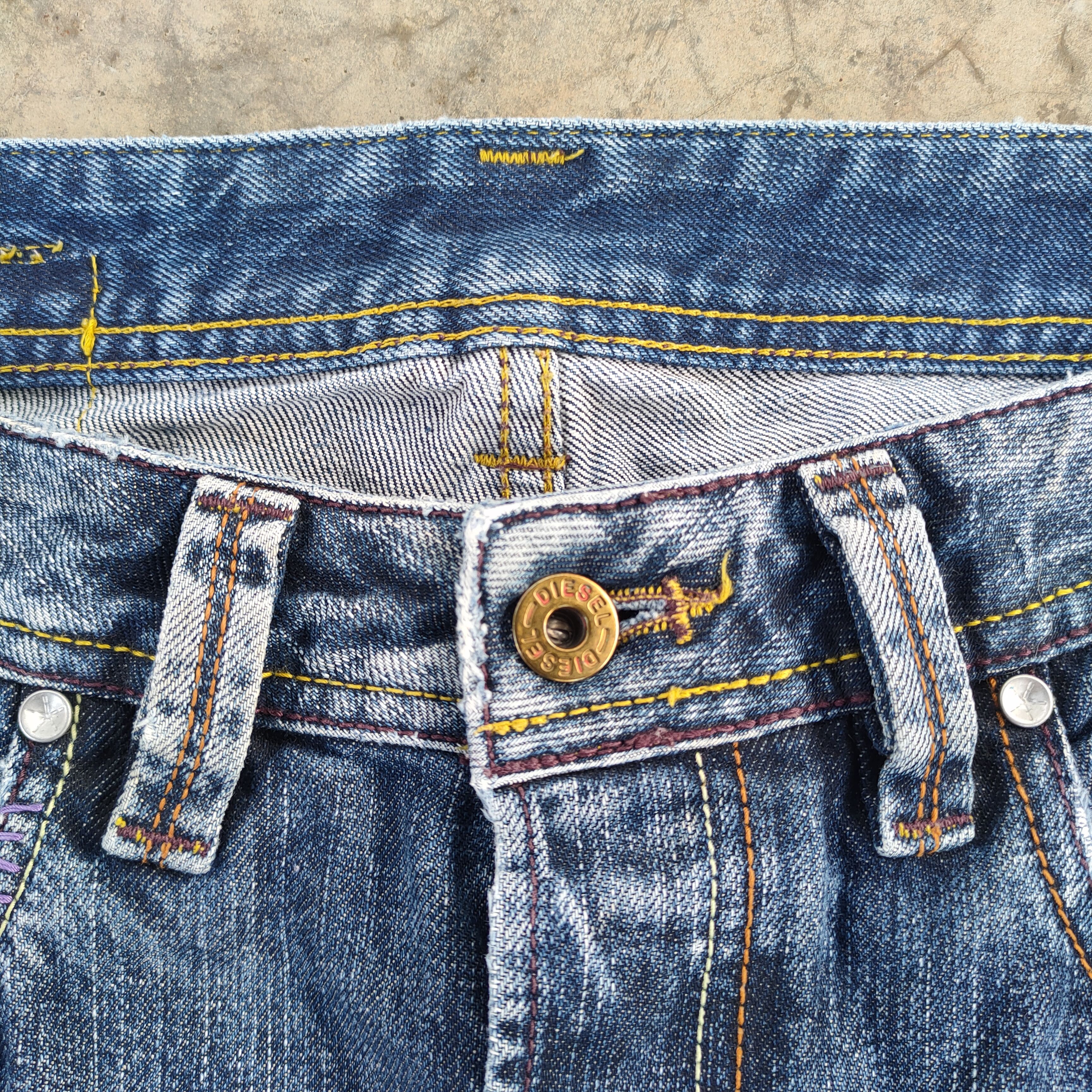 Diesel diesel button fly vintage jeans denim pants Size US 30 / EU 46 - 6 Thumbnail