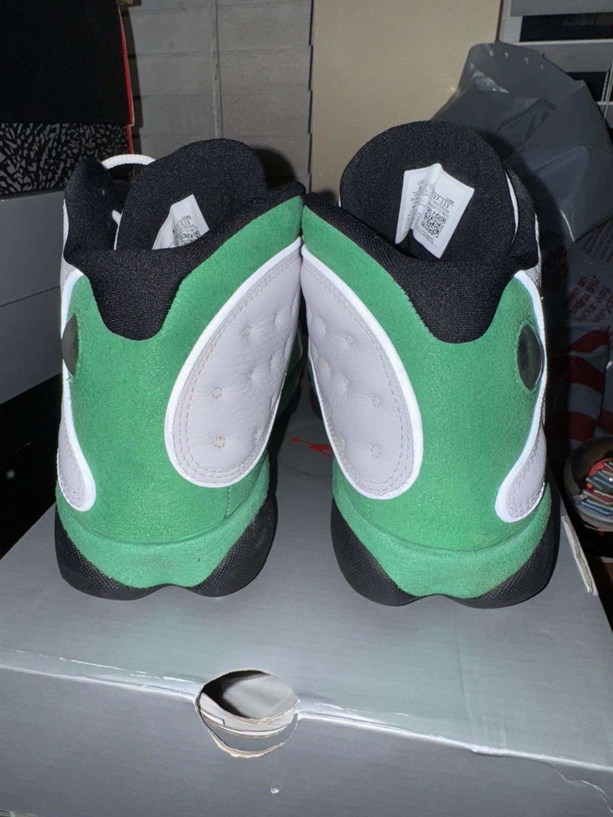 Nike Jordan 13 Lucky Green - CLEAN! Gently Used Size US 8 / EU 41 - 3 Thumbnail