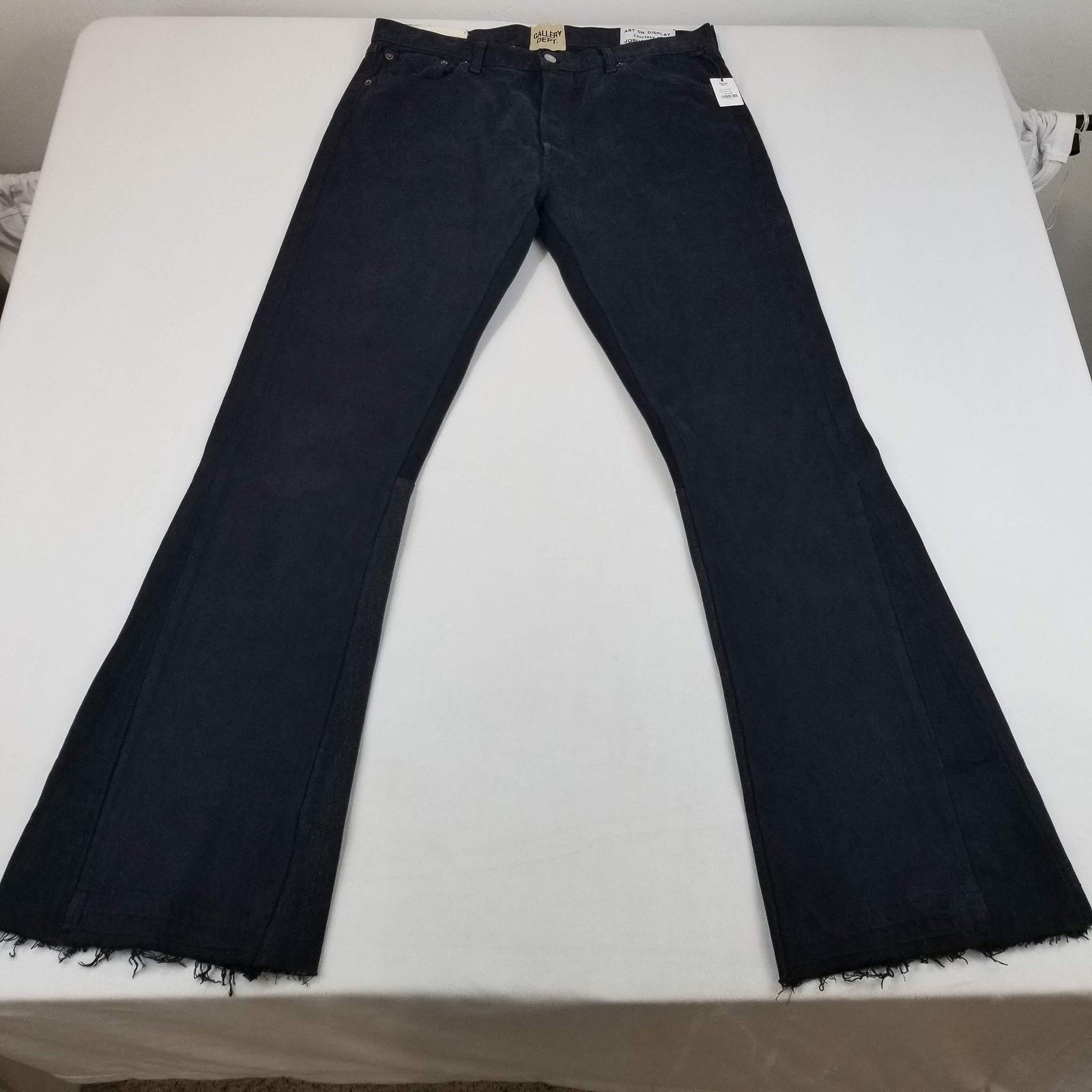 Gallery Dept. Gallery Dept LA Flare Jeans Mens 35x36 Black NWT Made in USA Size US 35 - 17 Thumbnail