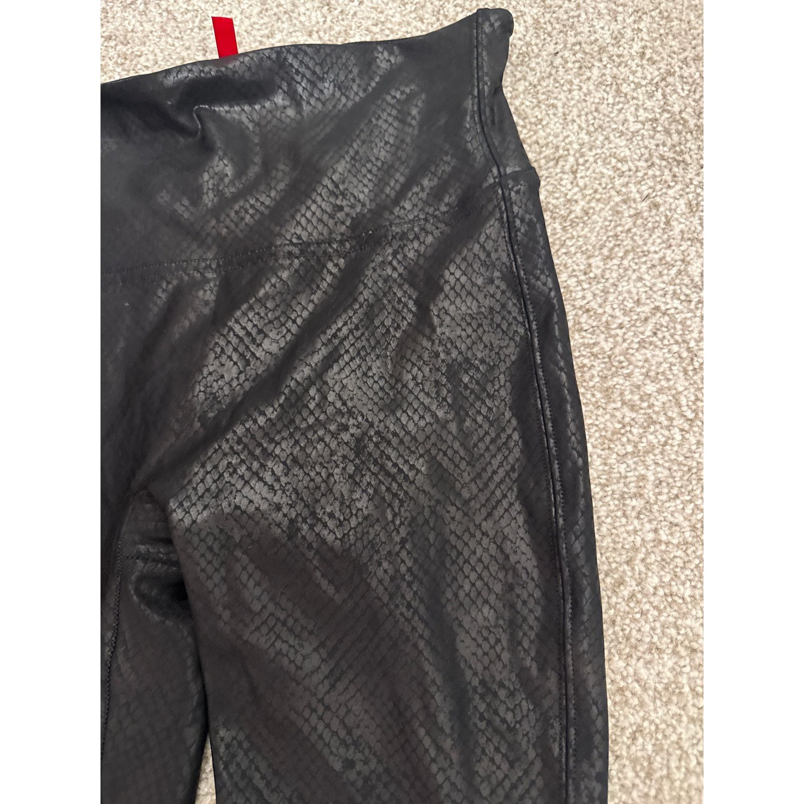 Spanx Spanx Black Snakeskin&Brown Faux Leather Leggings Bundle(2)M Size 28" / US 6 / IT 42 - 7 Thumbnail