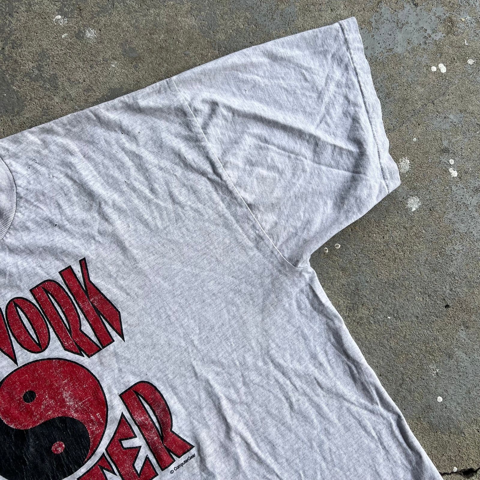 Vintage Vintage Y2K network master gray graphic tech t shirt Size US XL / EU 56 / 4 - 3 Thumbnail
