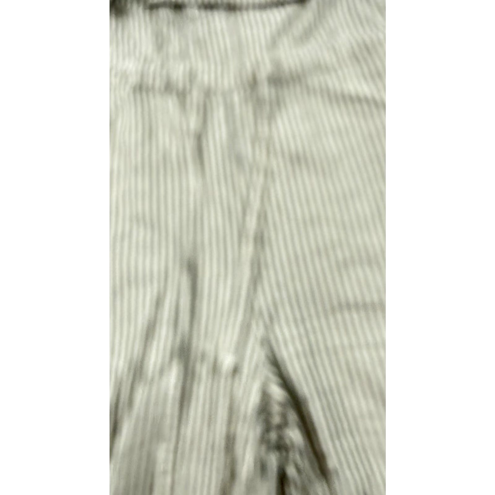 Zara Zara Basic Jumpsuit Womens Small Black White Striped Ruffle Wide Leg Summer Size 28" / US 6 / IT 42 - 2 Thumbnail