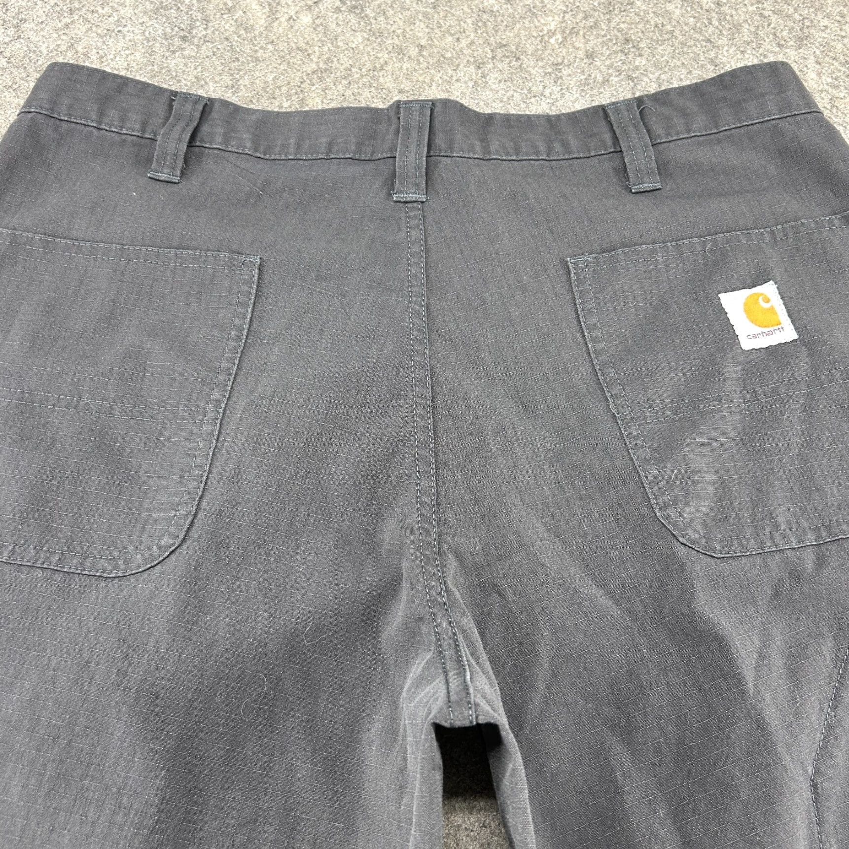 Carhartt Carhartt Pants Mens 34x30 Gray Carpenter Relaxed Straight Ripstop Workwear Size US 34 / EU 50 - 7 Thumbnail