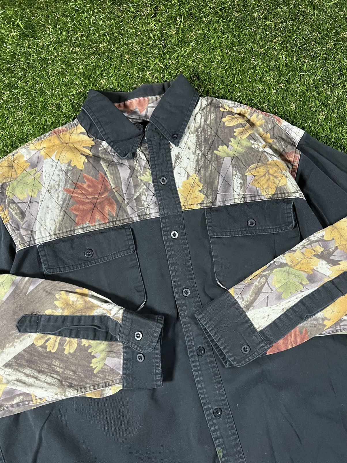 Realtree Vintage 90s Realtree Camo Faded Fall Button Up Flannel Shirt Size US XL / EU 56 / 4 - 2 Thumbnail