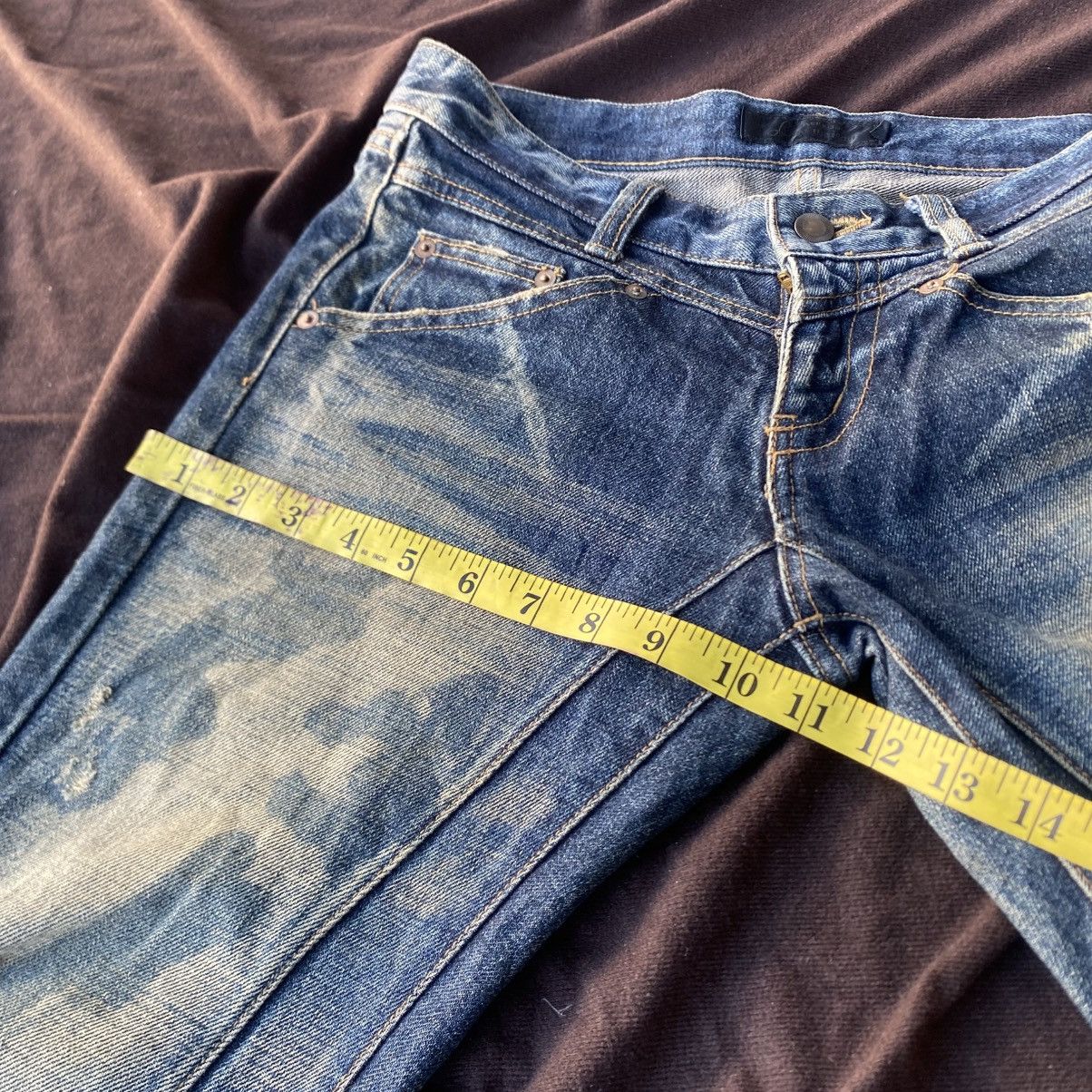 JACKROSE ‼️LAST DROP‼️Jackrose Low-rise Distressed Whisker Flared Denim Size US 31 - 22 Thumbnail