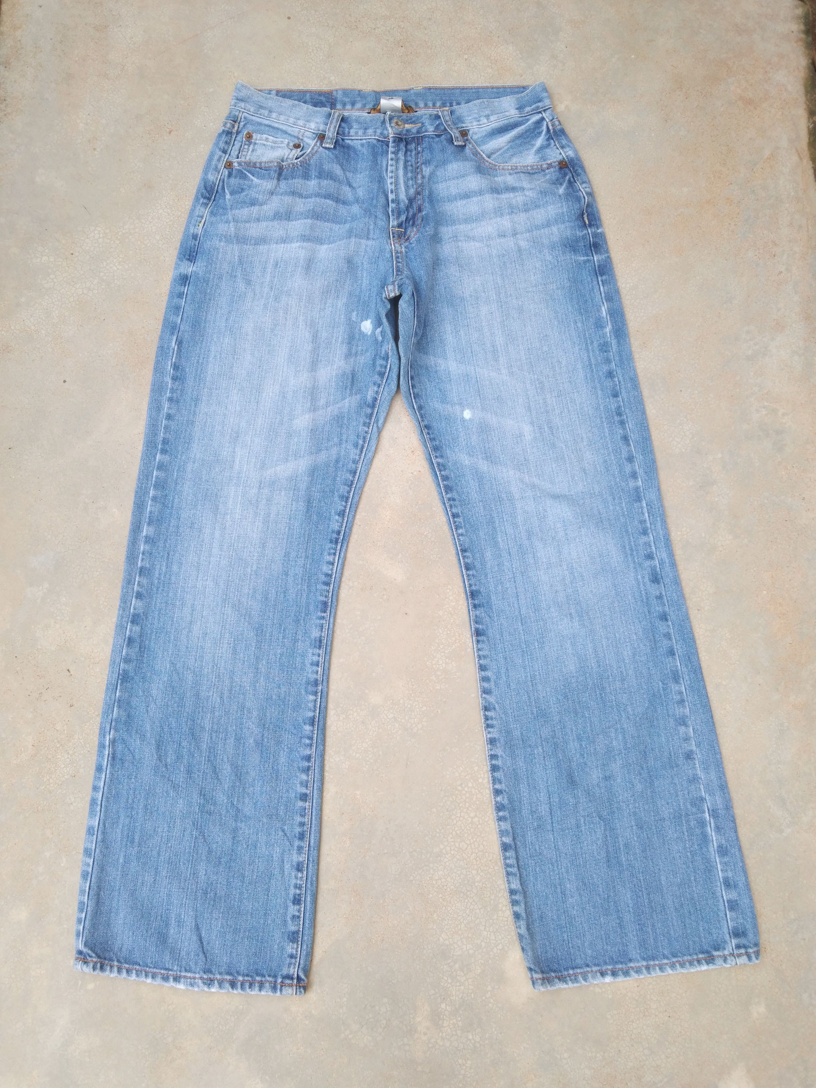 Vintage Y2k Lucky Brand Loose Flared Boot Cut Jeans 31x30