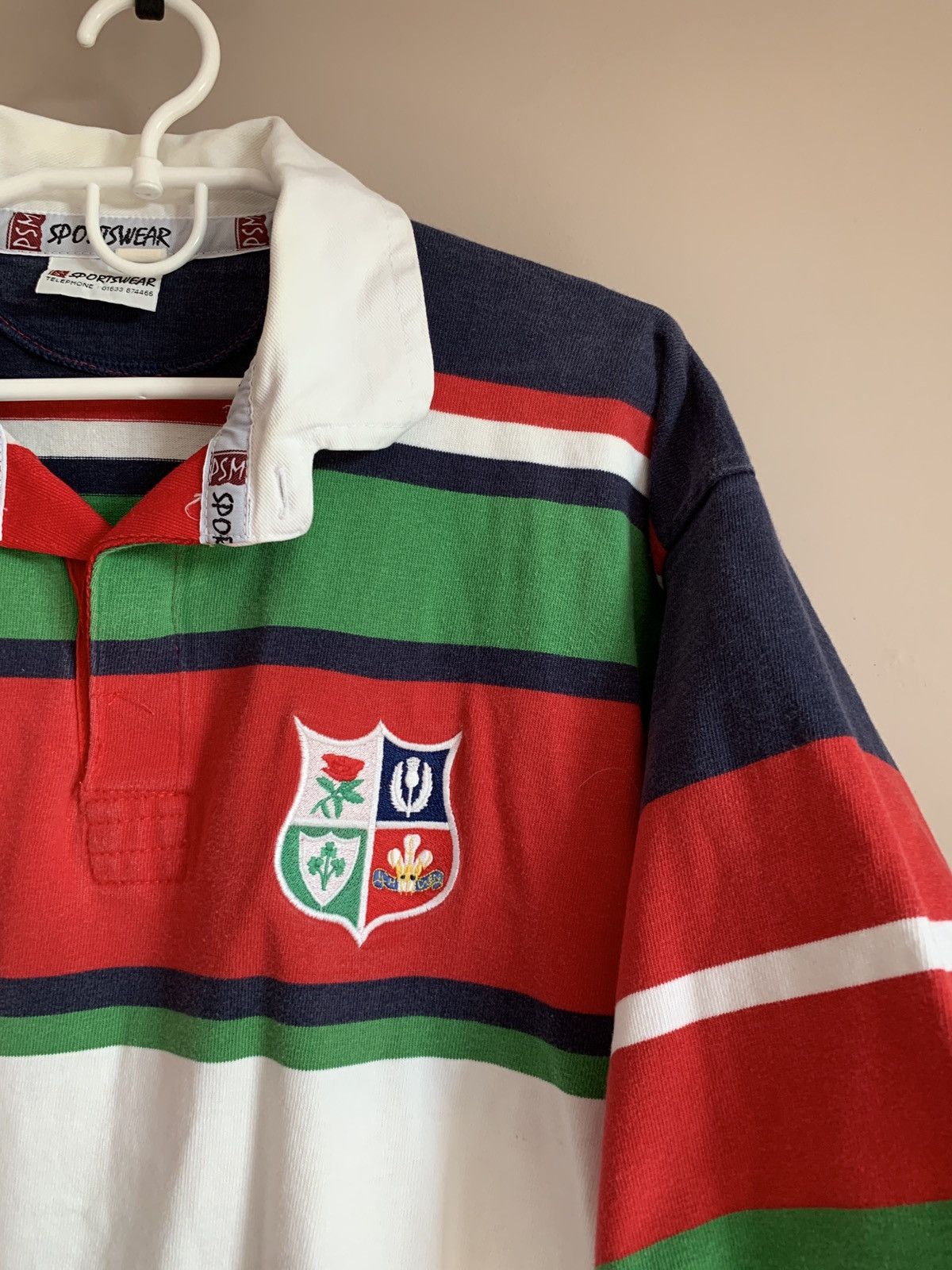 Vintage British and Irish Lions Vintage Rugby Union Shirt Retro Sz L Size US L / EU 52-54 / 3 - 4 Thumbnail