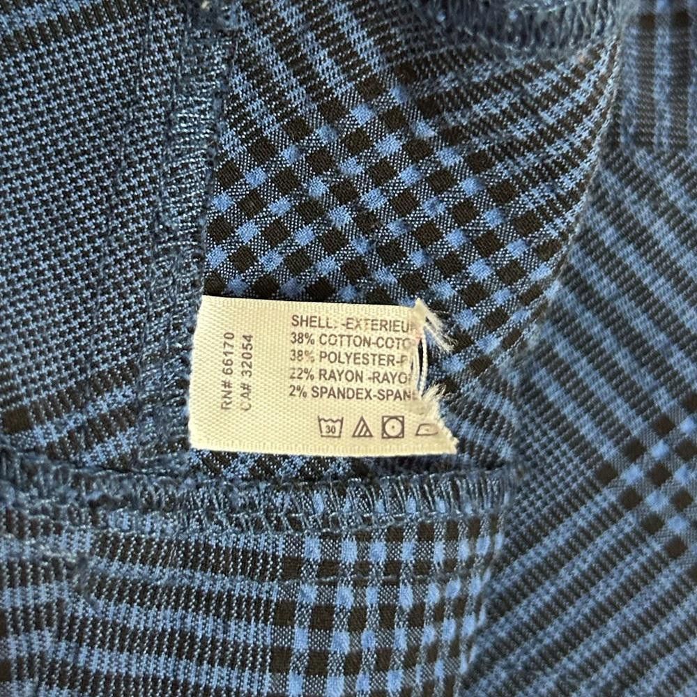 Free People Free People l Plaid Crop Small Navy Black Size S / US 4 / IT 40 - 7 Thumbnail