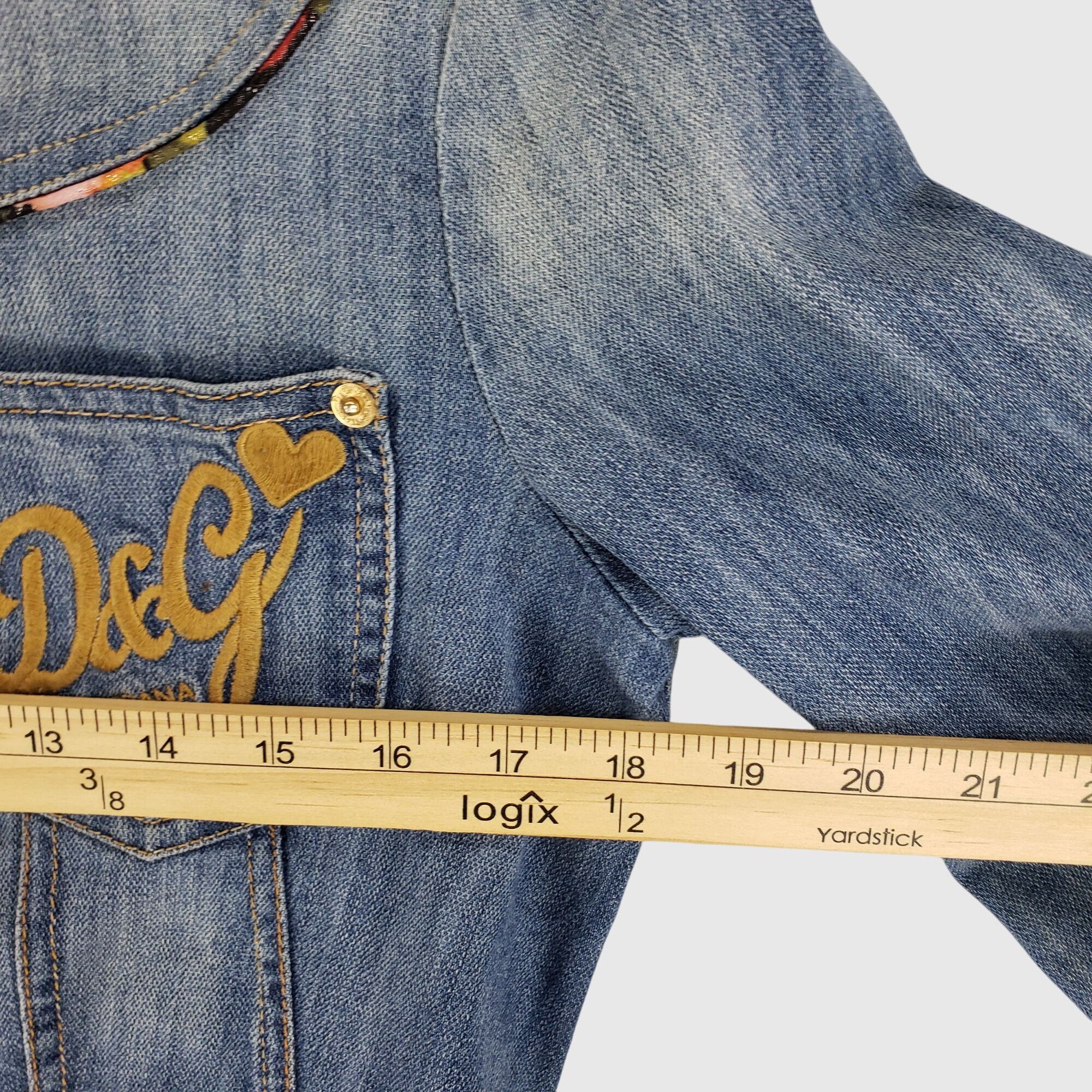 Dolce & Gabbana Vintage It D&G Dolce & Gabbana Women’s Denim Jacket 46/US10 Size L / US 10 / IT 46 - 6 Thumbnail