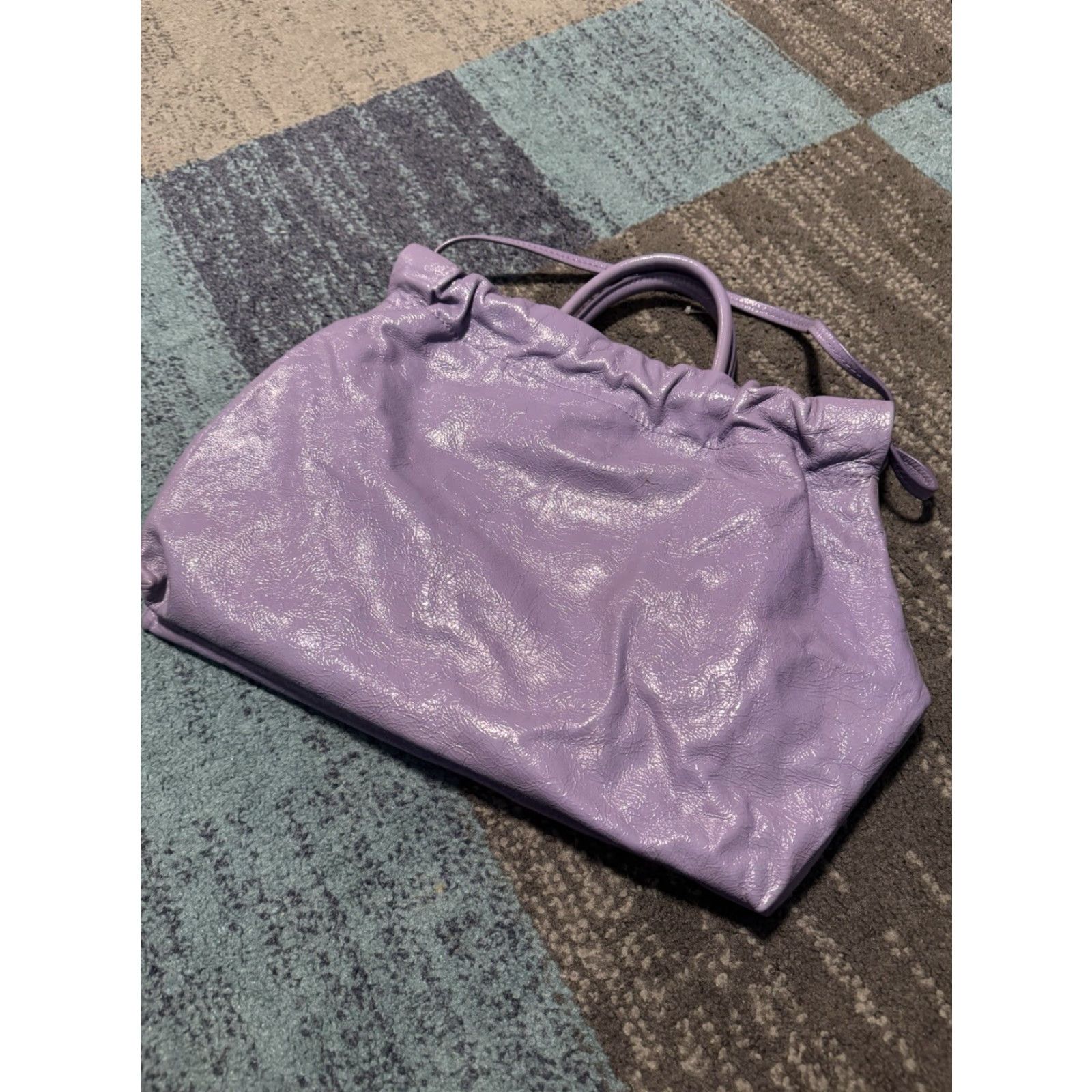 BIMBA Y LOLA BIMBA Y LOLA Syrup Collection Purple Leather Bag Tote Women OS Purple Leather Bag Size ONE SIZE - 6 Thumbnail