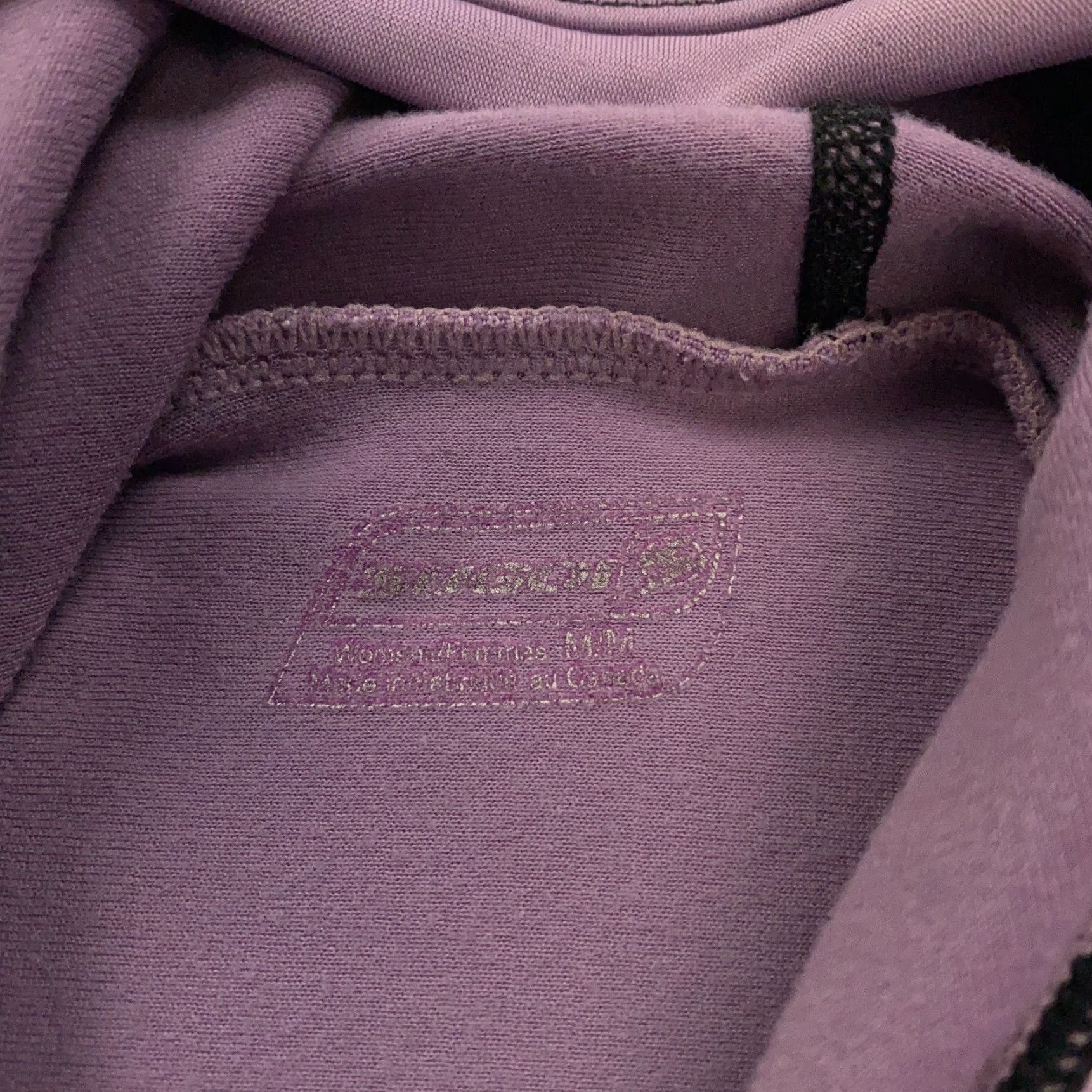 Vintage Sugoi Active Shirt Womens Medium Purple Hooded Stretch Size M / US 6-8 / IT 42-44 - 6 Thumbnail