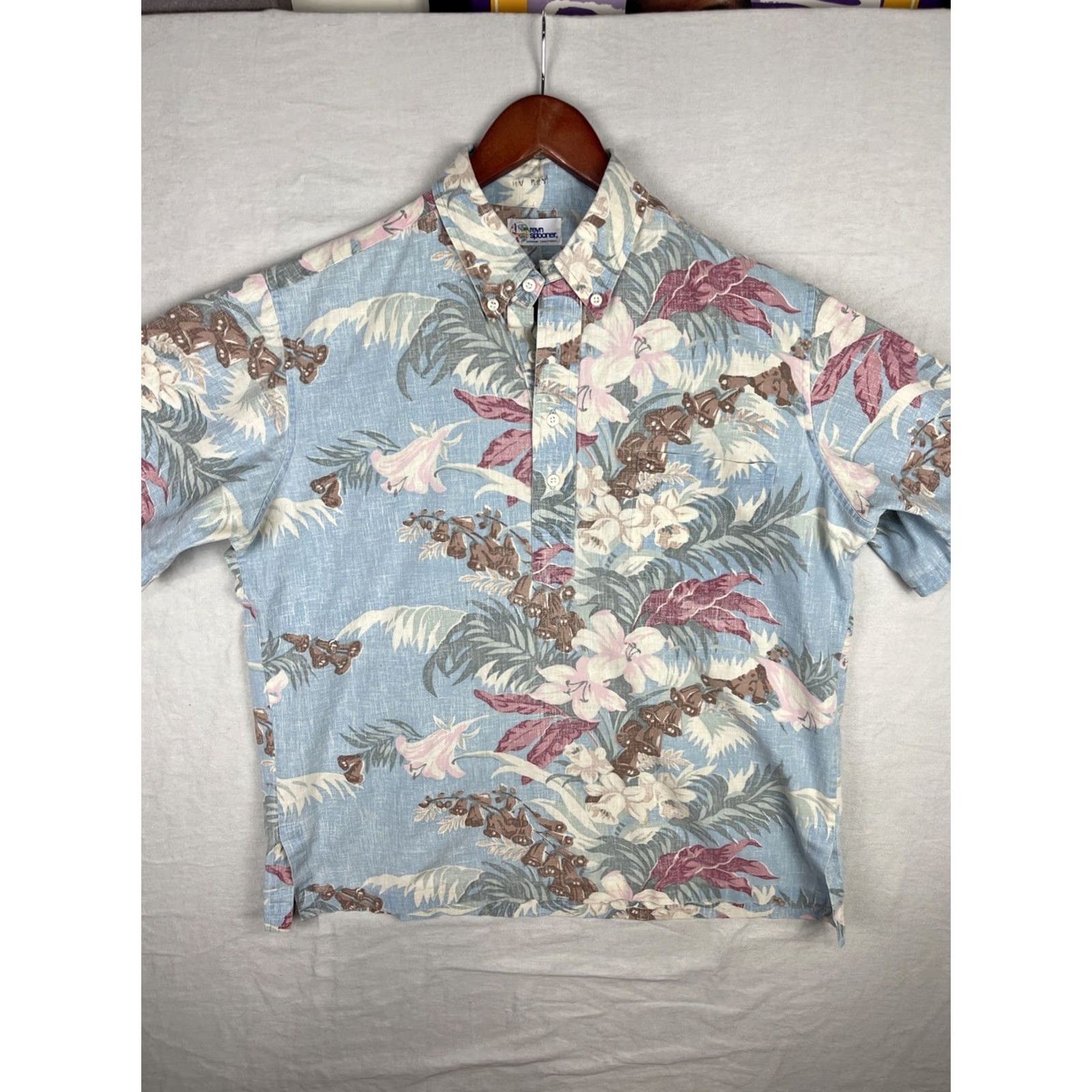 Reyn Spooner VINTAGE Reyn Spooner Shirt Mens Large Blue Button Down Hawaiian Aloha Reverse Print Size US L / EU 52-54 / 3 - 2 Thumbnail