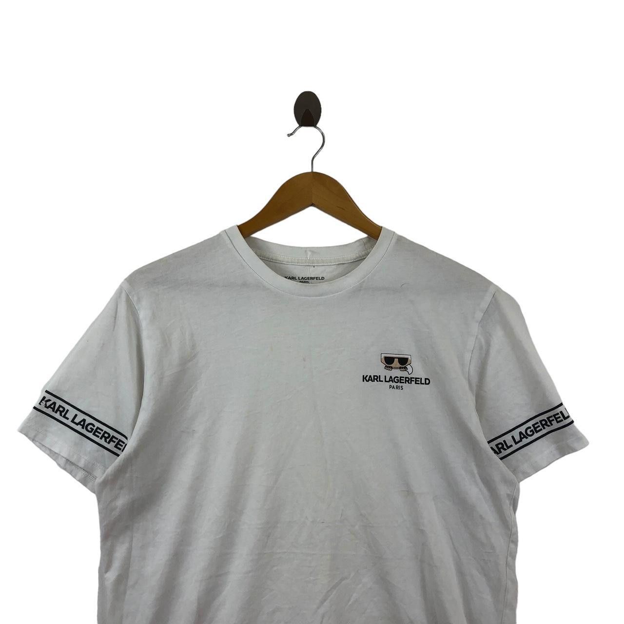 Karl Lagerfeld KARL LAGERFELD PARIS Collection Ringer Tee Shirt OG Size M / US 6-8 / IT 42-44 - 3 Thumbnail