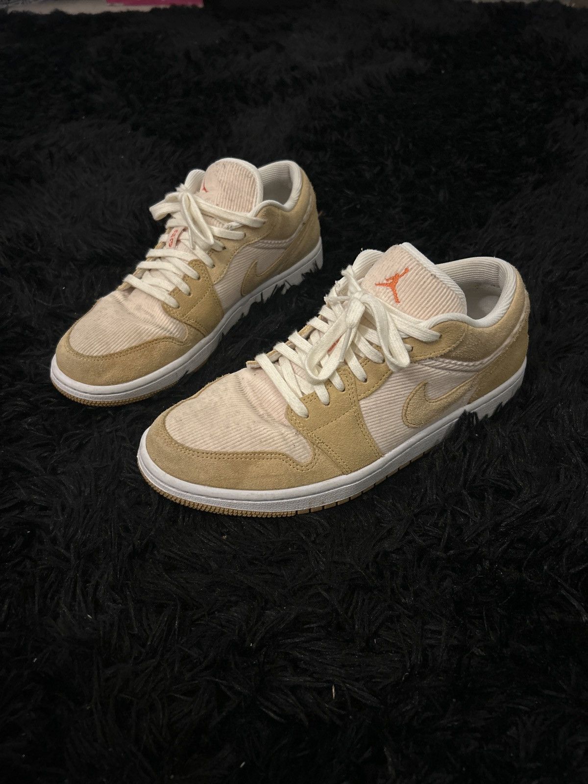 Nike Jordan 1 Low ‘Twine’ corduroy Grailed