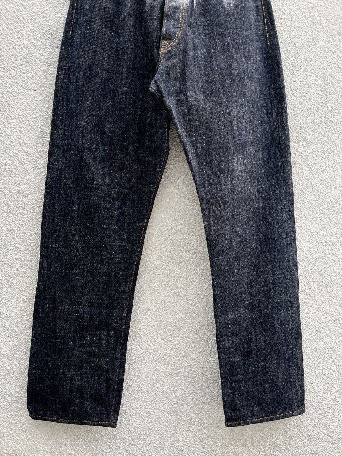 Evisu 2000’s Evisu Brushstroke Daicock Selvedge Jeans Size US 34 / EU 50 - 10 Thumbnail