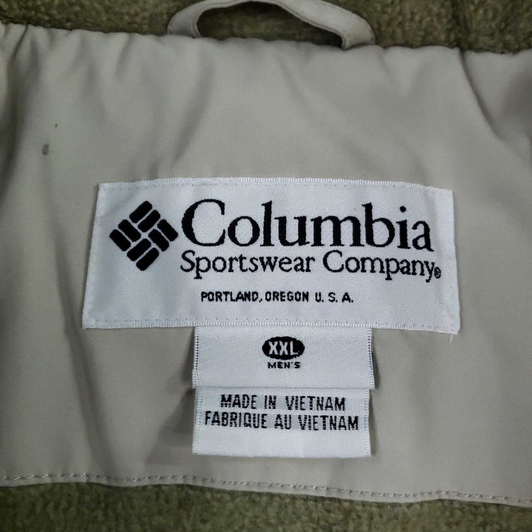 Vintage VINTAGE Columbia Jacket Mens 2XL Beige Full Zip Insulated Puffer Lined Winter Casual Travel Men Size US XXL / EU 58 / 5 - 5 Thumbnail