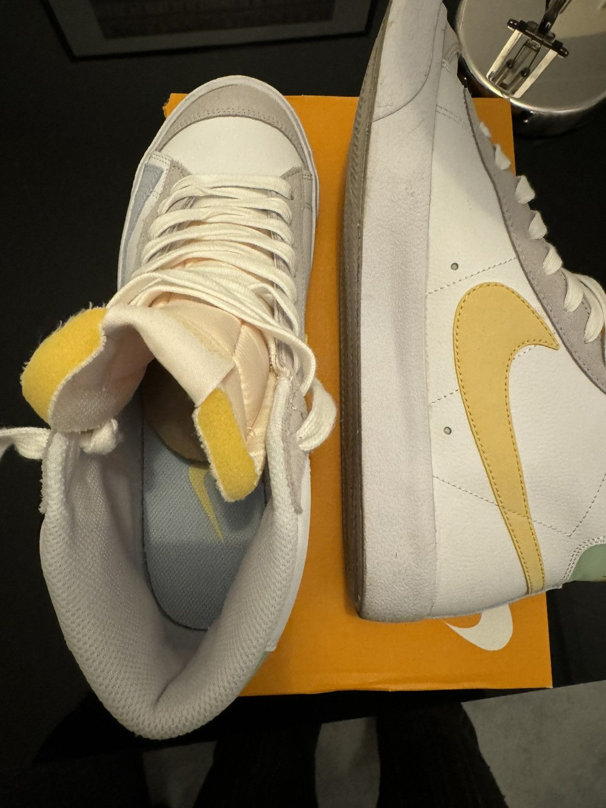 Nike Nike Blazer Mid ‘77 White, Lemon & Green US9.5/UK8.5 Size US 9.5 / EU 42-43 - 14 Thumbnail