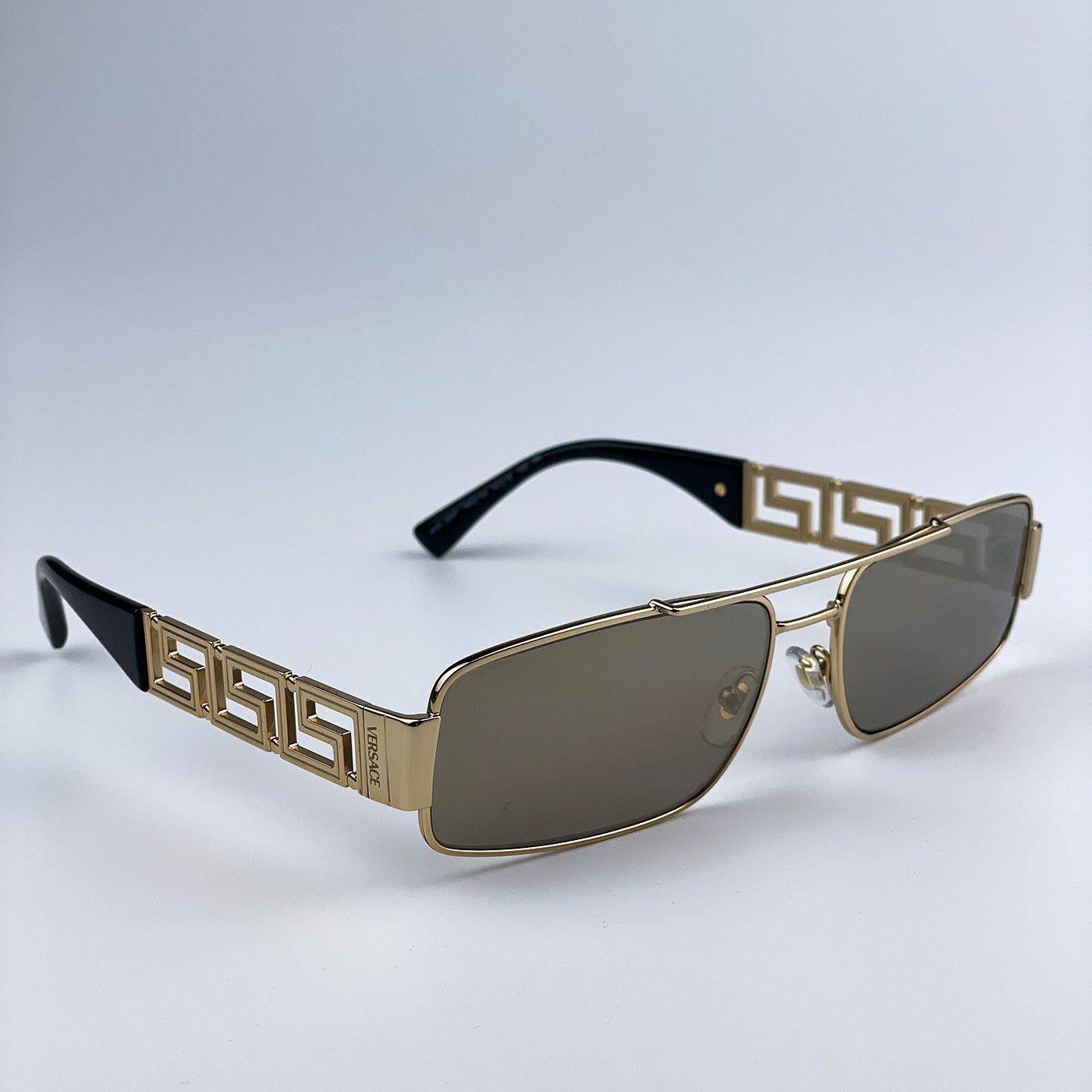 Versace NEW Versace VE2257 Greca 10025A Metal Unisex Sunglasses Size ONE SIZE - 8 Thumbnail