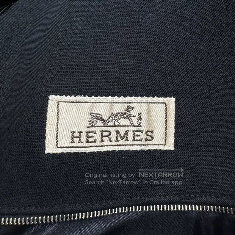 Hermes Hermes Dark Blue Overcoat Size US M / EU 48-50 / 2 - 2 Thumbnail