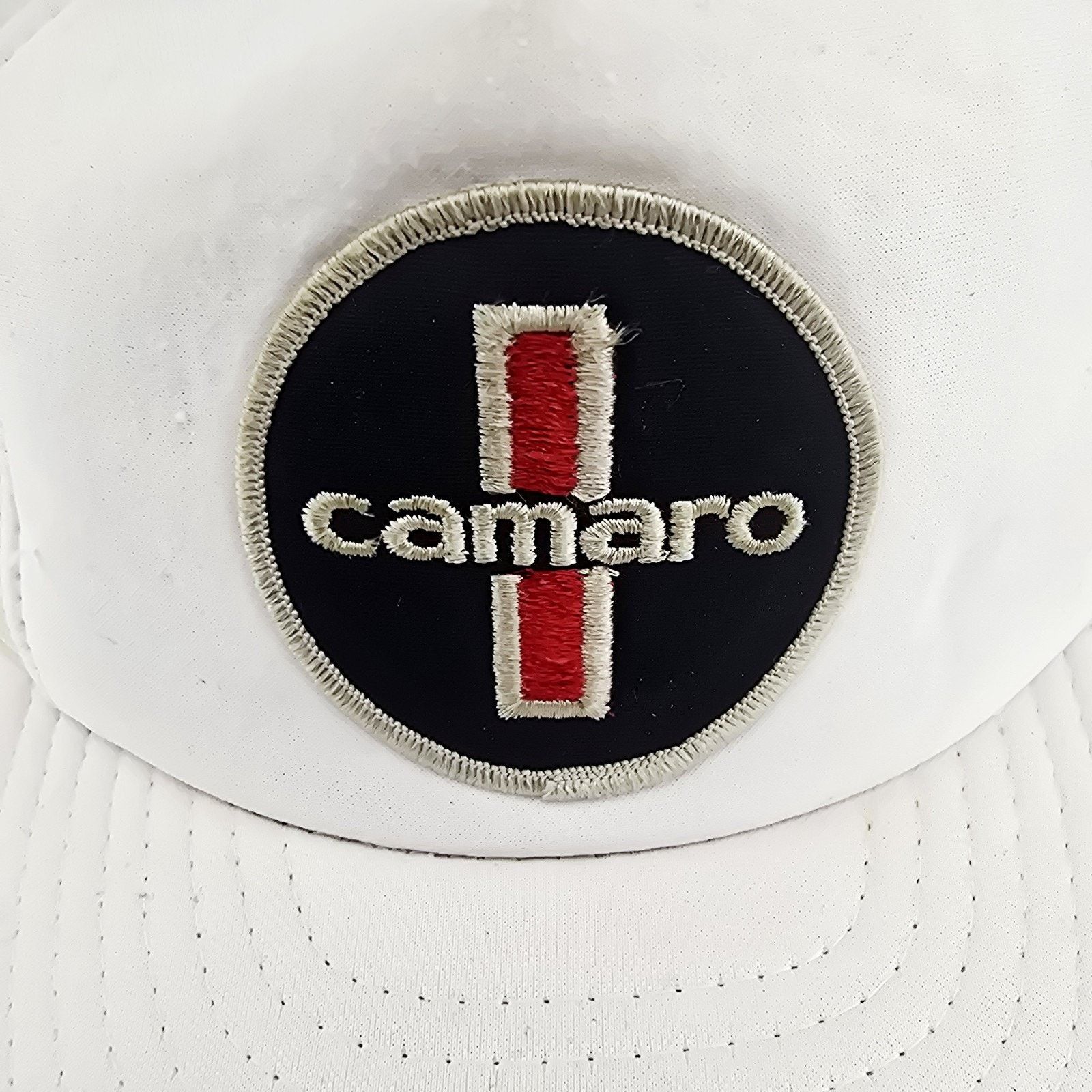 Other Vintage Camaro Chevy White Patch Snapback Trucker Hat Size ONE SIZE - 2 Thumbnail