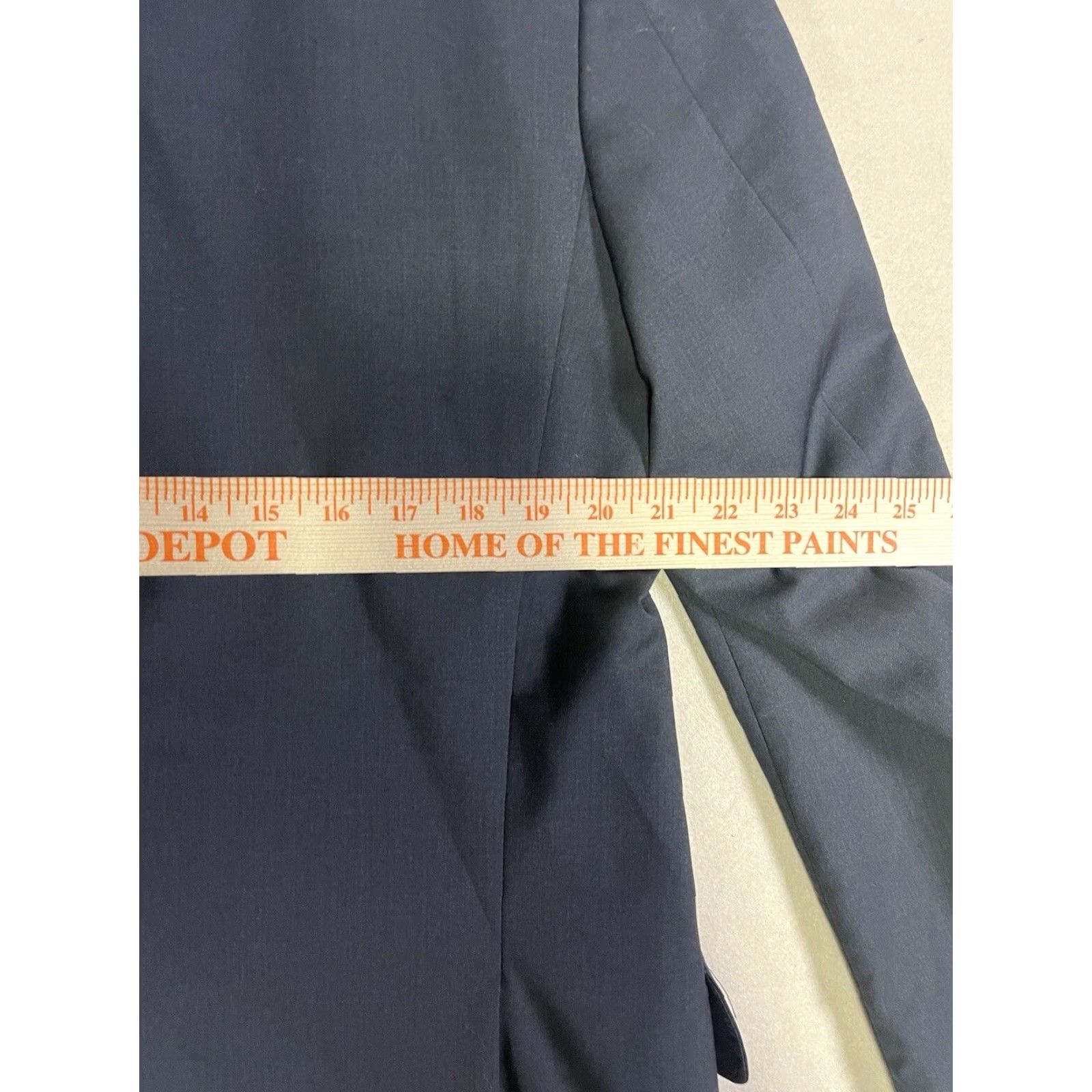 Joseph Abboud Joseph Abboud Men's Suit Jacket Blazer 42L 100% Wool Black Two Button Classic Wool Suit Jacket Mens 42 Black Size 42R - 3 Thumbnail