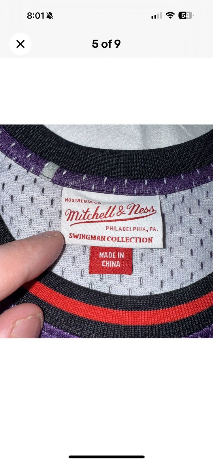Mitchell & Ness Mitchell & Ness Toronto Raptors Vince Carter Jersey Size XL Size US XL / EU 56 / 4 - 5 Thumbnail
