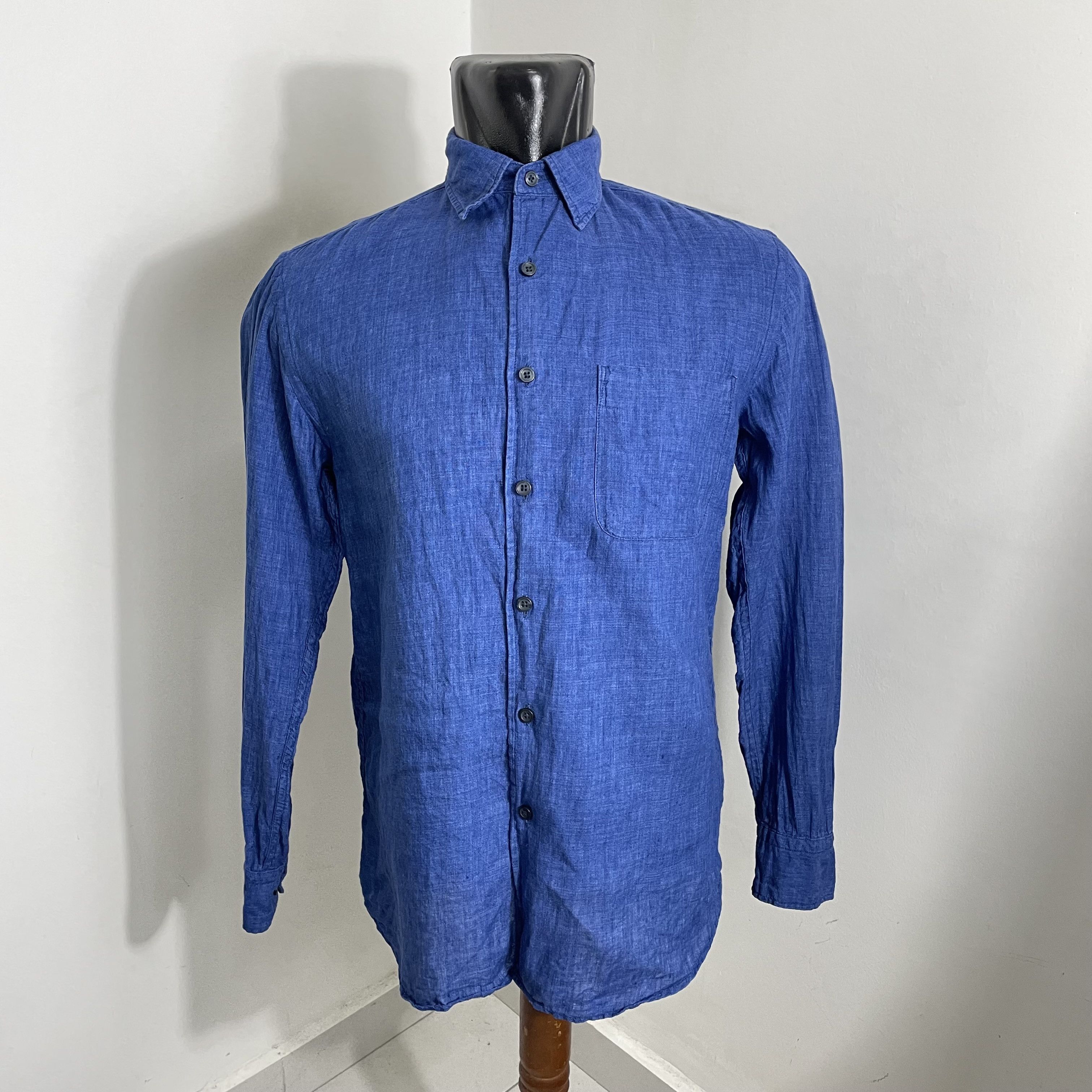 Japanese Brand × Uniqlo ⭐️SALE⭐️ [M] UNIQLO LINEN COTTON SHIRT Size US M / EU 48-50 / 2 - 1 Thumbnail