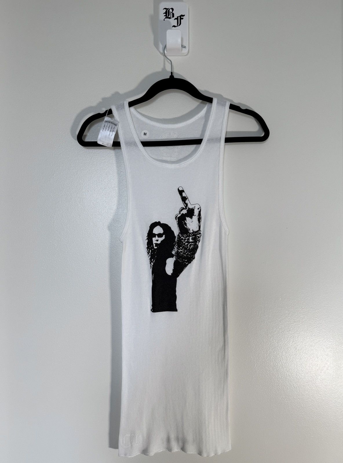Chrome Hearts Brand New Chrome Hearts Richard Stark Middle Finger Tank Top Size US M / EU 48-50 / 2 - 1 Thumbnail