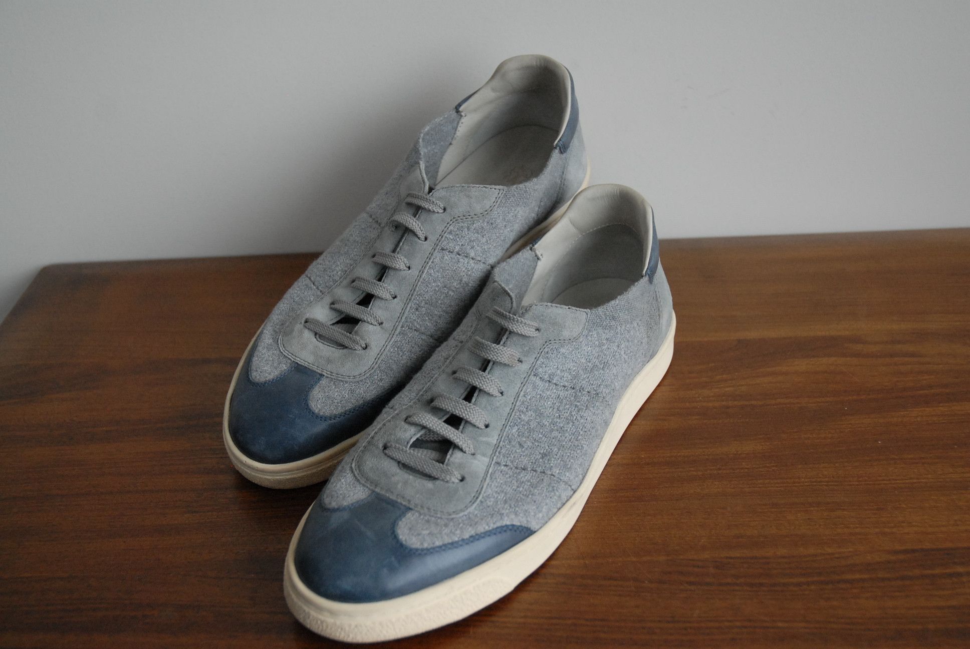 Brunello Cucinelli Knit sneakers with natural sole Size US 12 / EU 45 - 1 Thumbnail