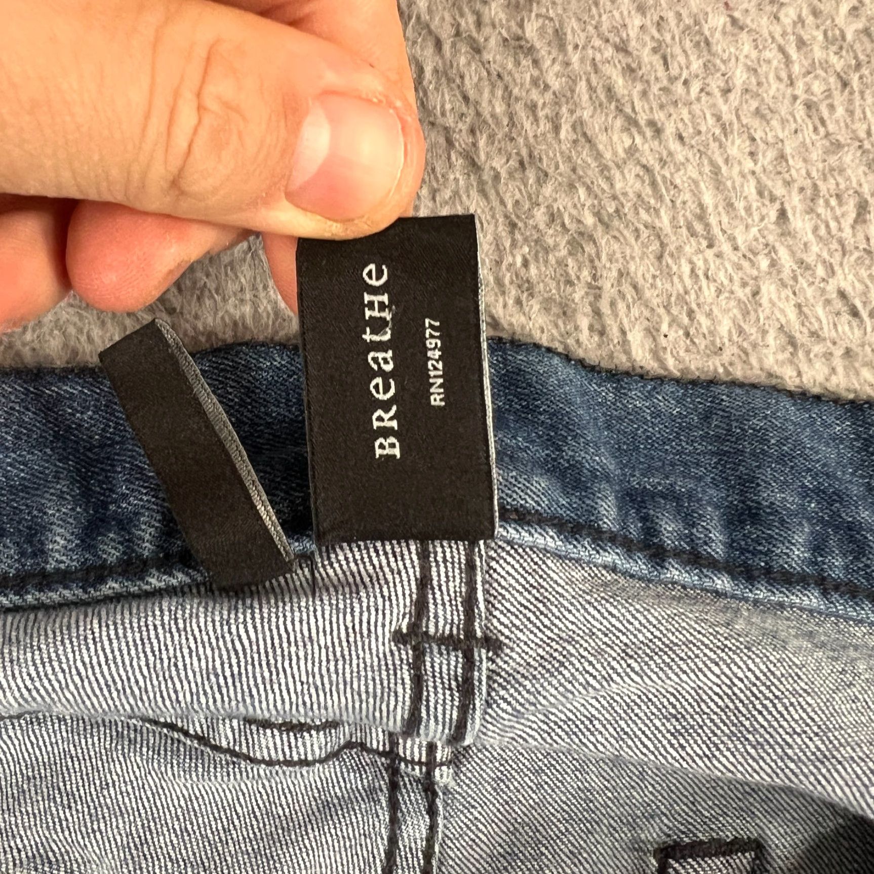 Prana VINTAGE prAna Jeans Mens Regular Blue 34 Straight Leg Denim 5-Pocket Zipper Button Pocket 90s Cowboy Distressed Size US 34 / EU 50 - 7 Thumbnail