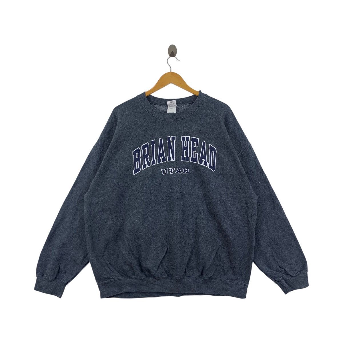 Gildan BRIAN HEAD UTAH Logo Print Dark Grey Sweatshirt Size US XXL / EU 58 / 5 - 1 Thumbnail