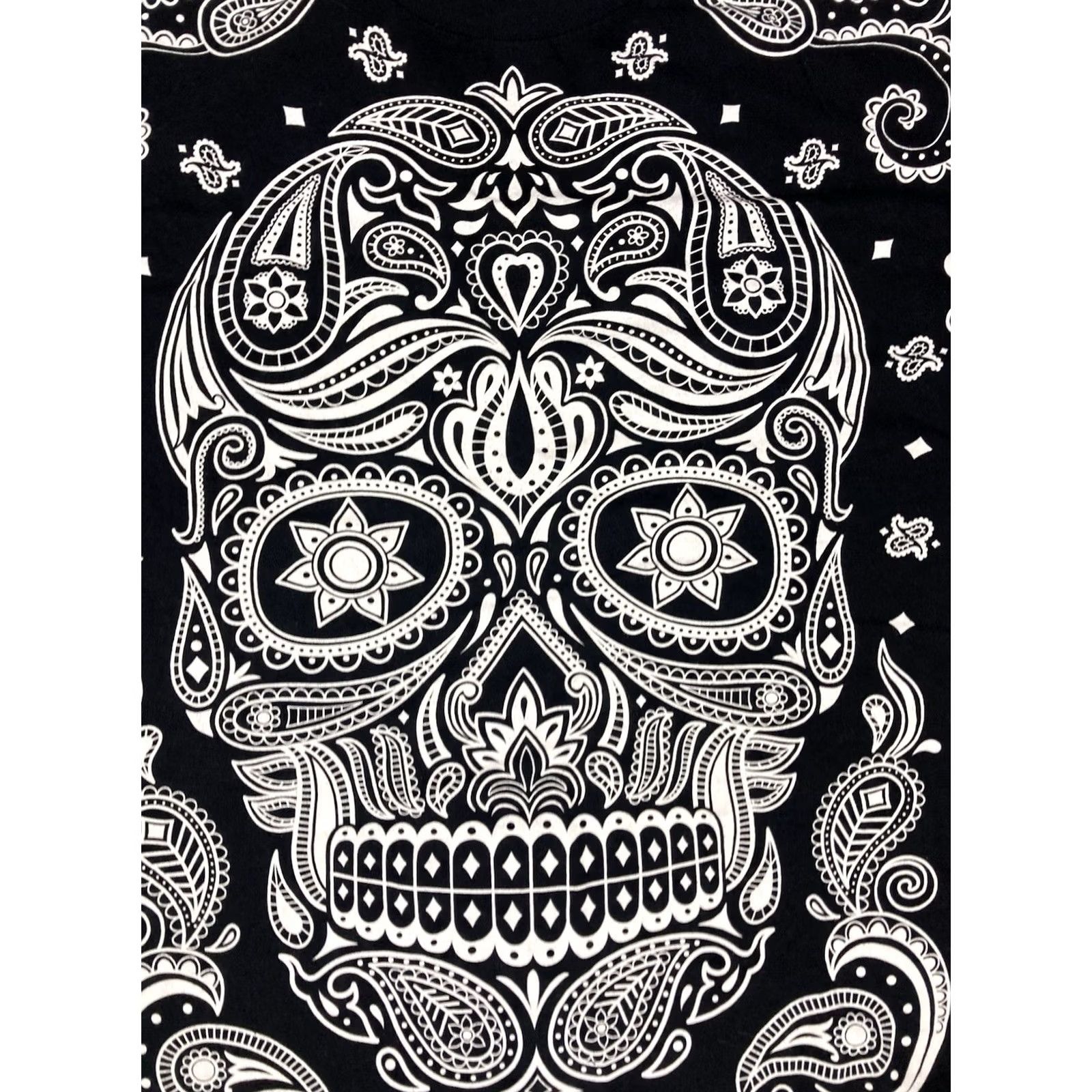 Vintage ODM Skull Graphic T-shirt Men XL Black Short Sleeve Crew Neck Logo All Seasons Size US XL / EU 56 / 4 - 2 Thumbnail