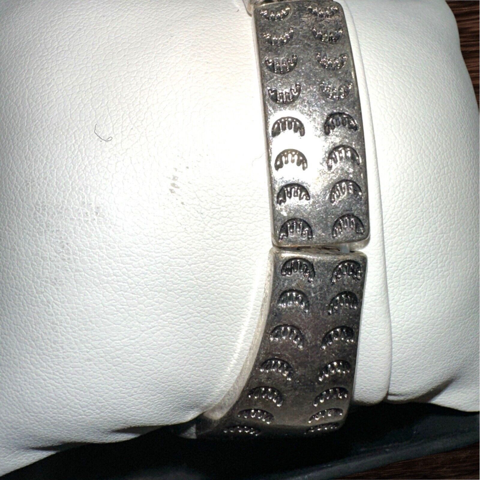 Other Blue Turquoise Silver Western Southwest Stretch Bracelet Ran Size ONE SIZE - 18 Thumbnail