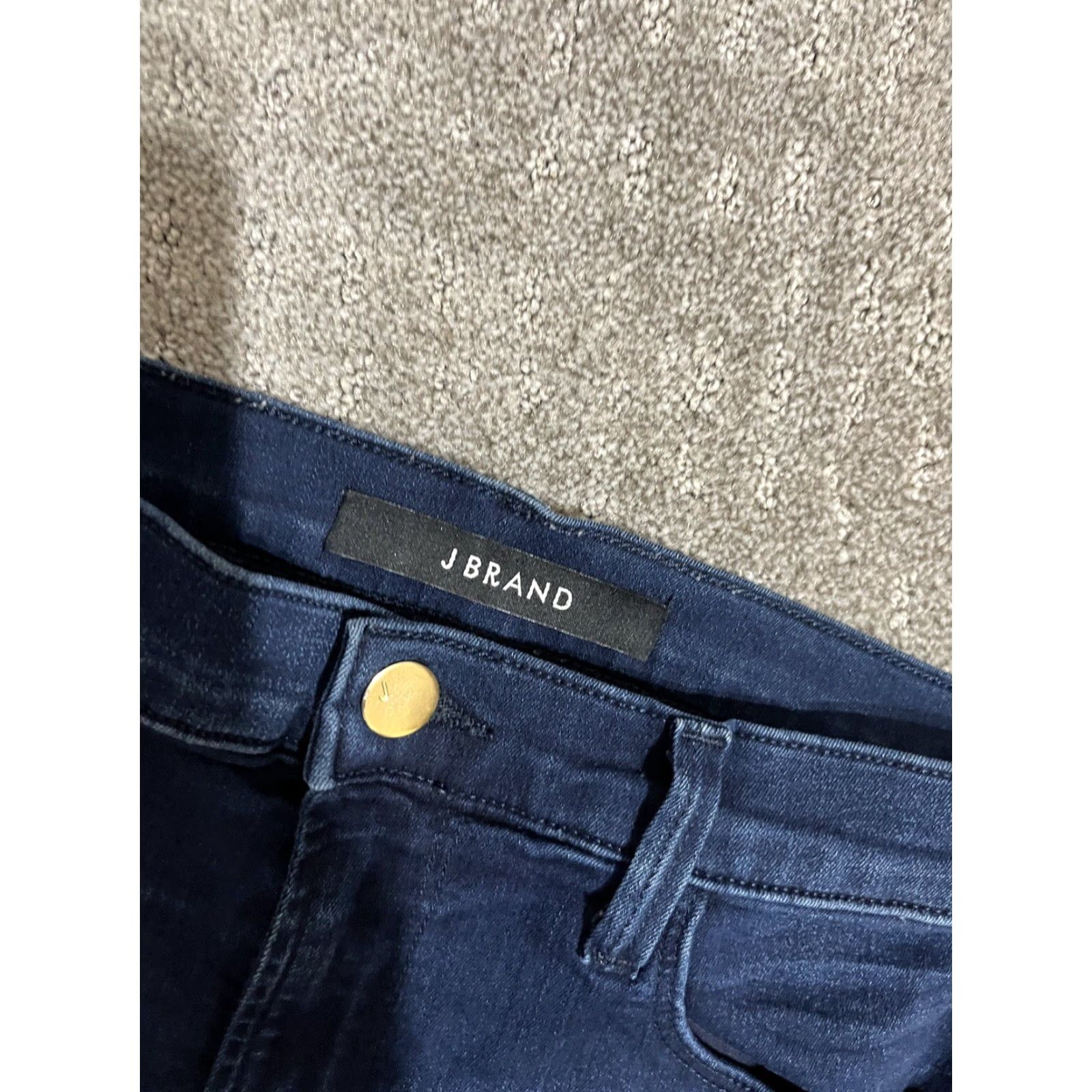 J Brand J Brand Maria Destiny Denim Jeans Womens 26x29 Blue Solid Cotton Blend Skinny Pockets Size 26" / US 2 / IT 38 - 5 Thumbnail