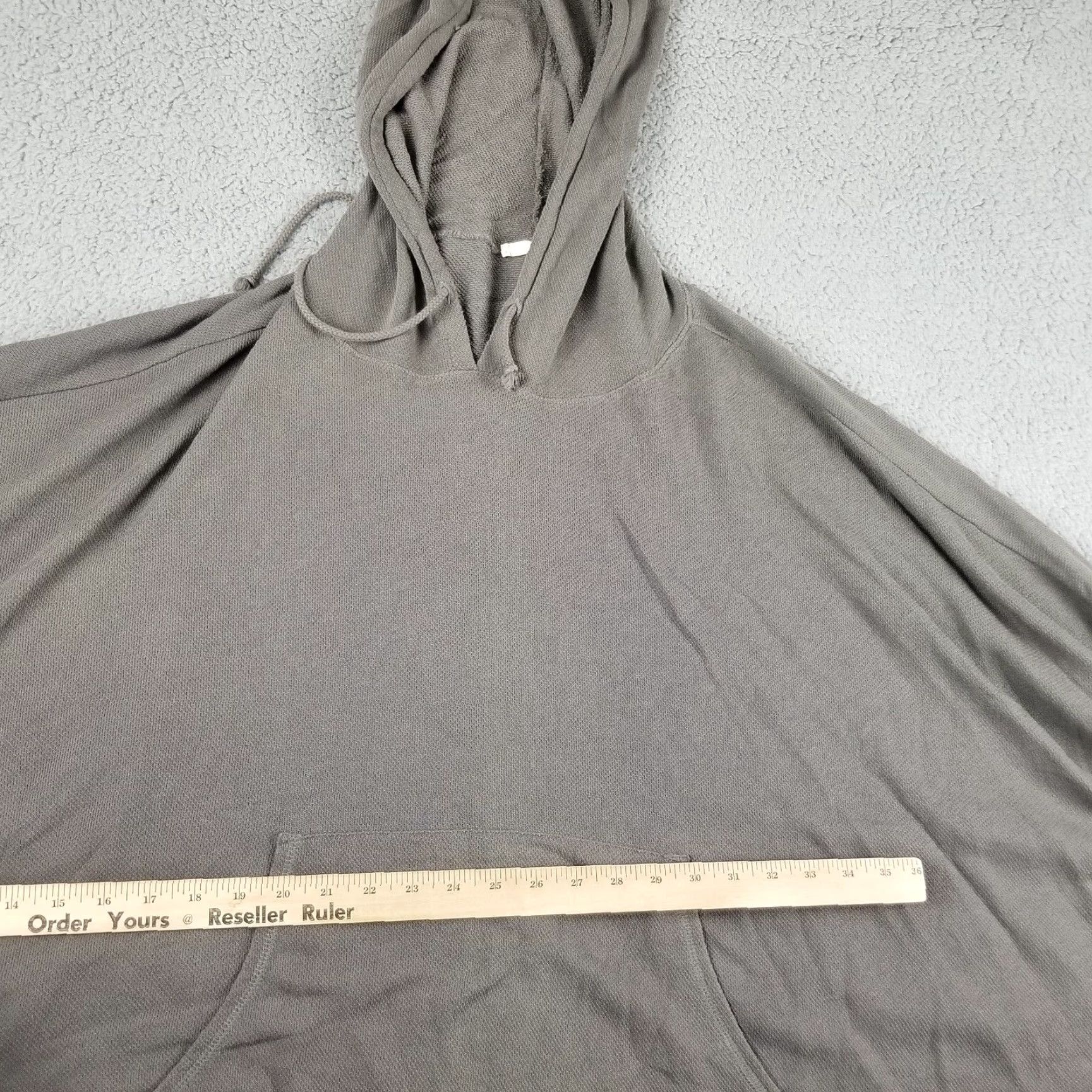Joie SOFT JOIE Gray Cozy Hoodie Poncho Sweater Women Large L Pullover Size L / US 10 / IT 46 - 4 Thumbnail