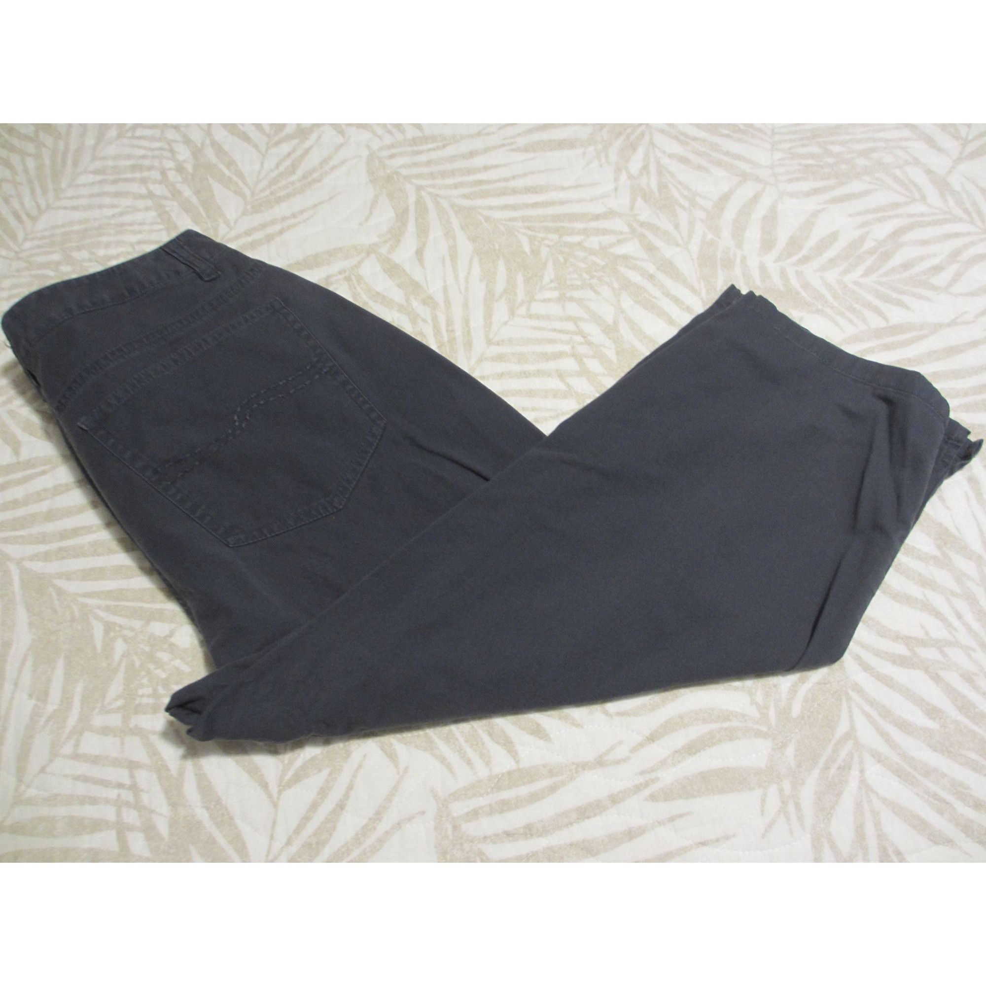 Talbots Talbots Petites Womens Navy Stretch Cotton Blend Pants Size Size 30" / US 8 / IT 44 - 1 Thumbnail