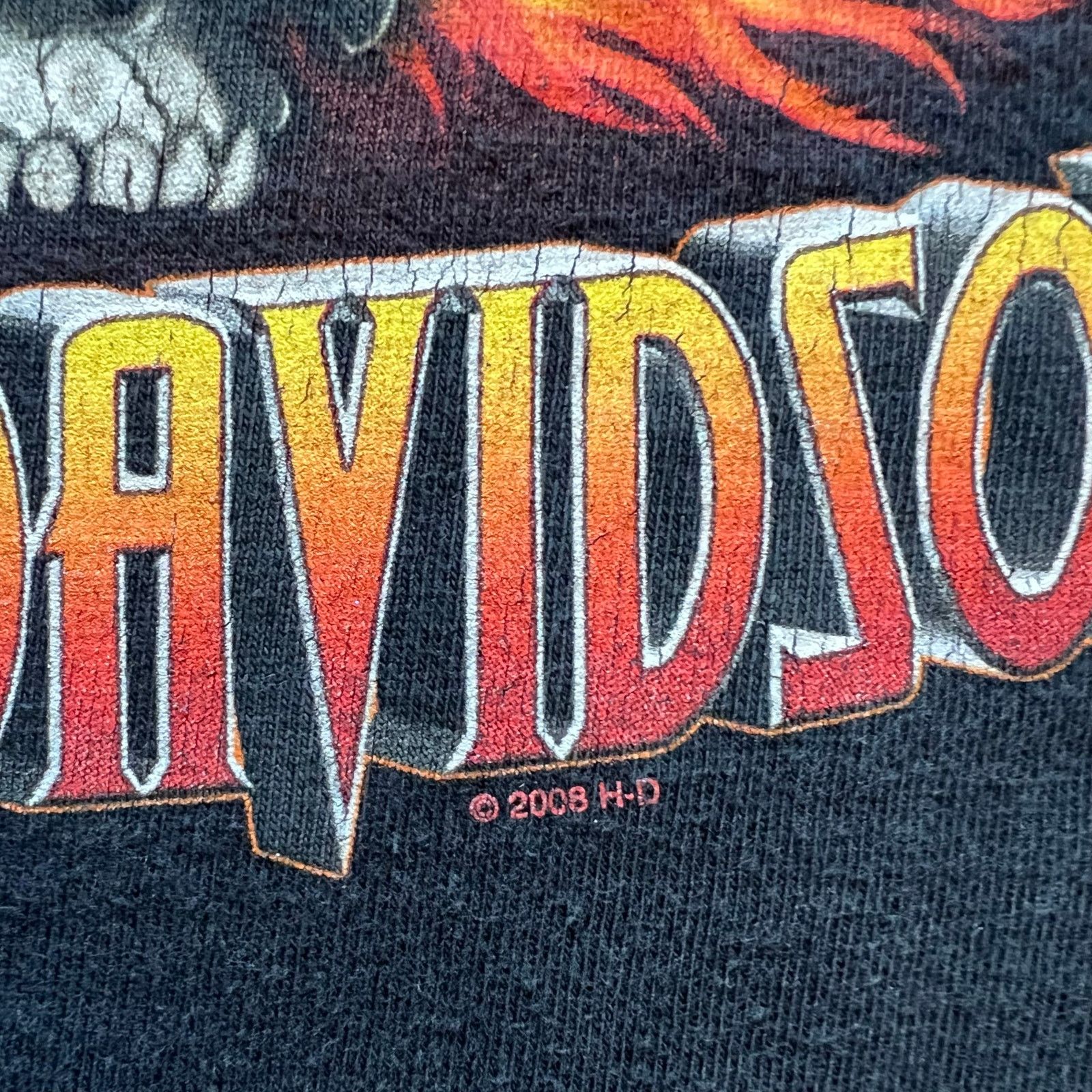 Harley Davidson Harley Davidson Flame Wing Skull Rodeo Cowboy Cheyenne XL Size US XL / EU 56 / 4 - 5 Thumbnail