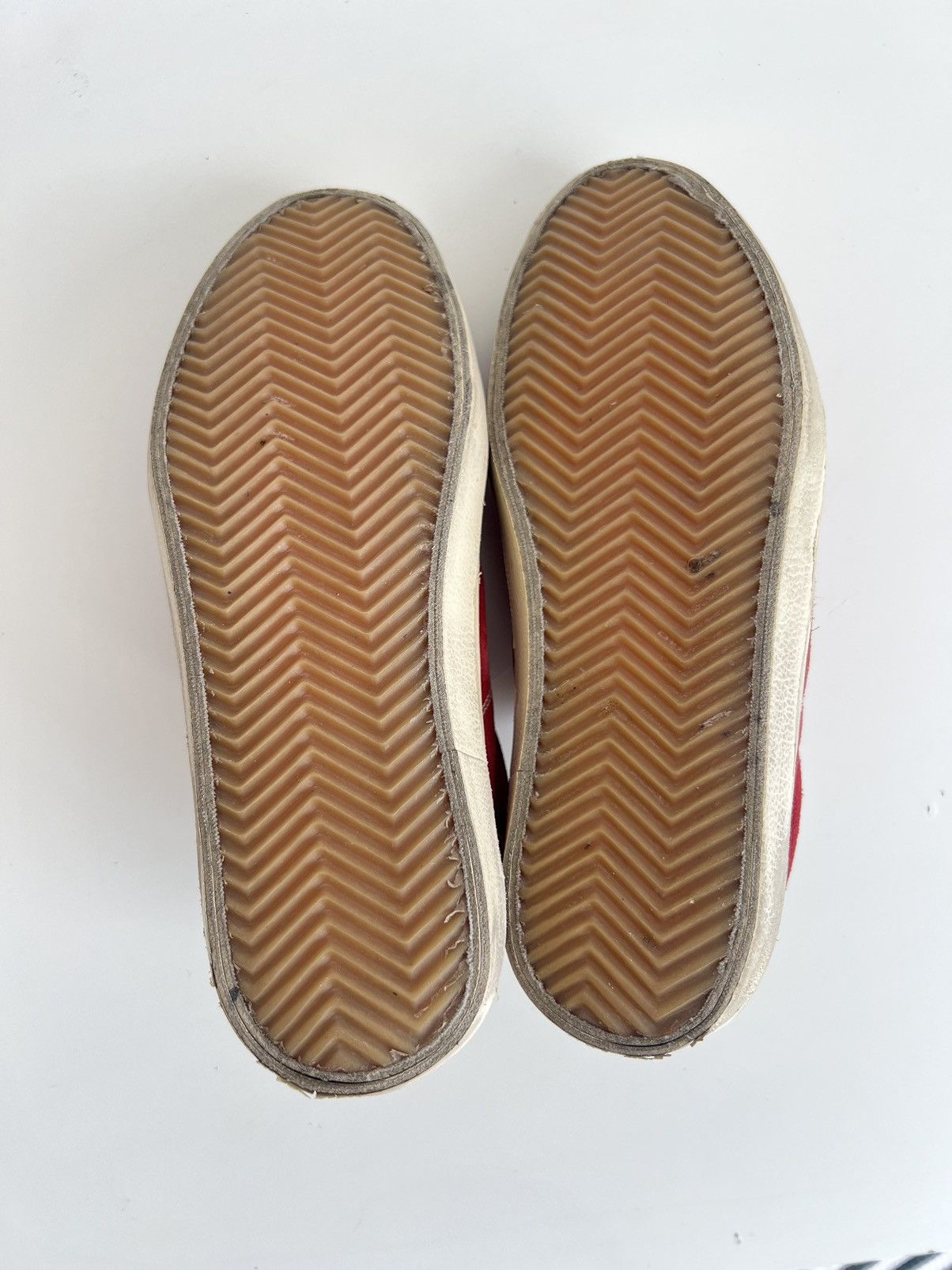 Golden Goose Golden Goose Soul Star Dark Red/Milk Sneakers Size US 8.5 / IT 38.5 - 21 Thumbnail
