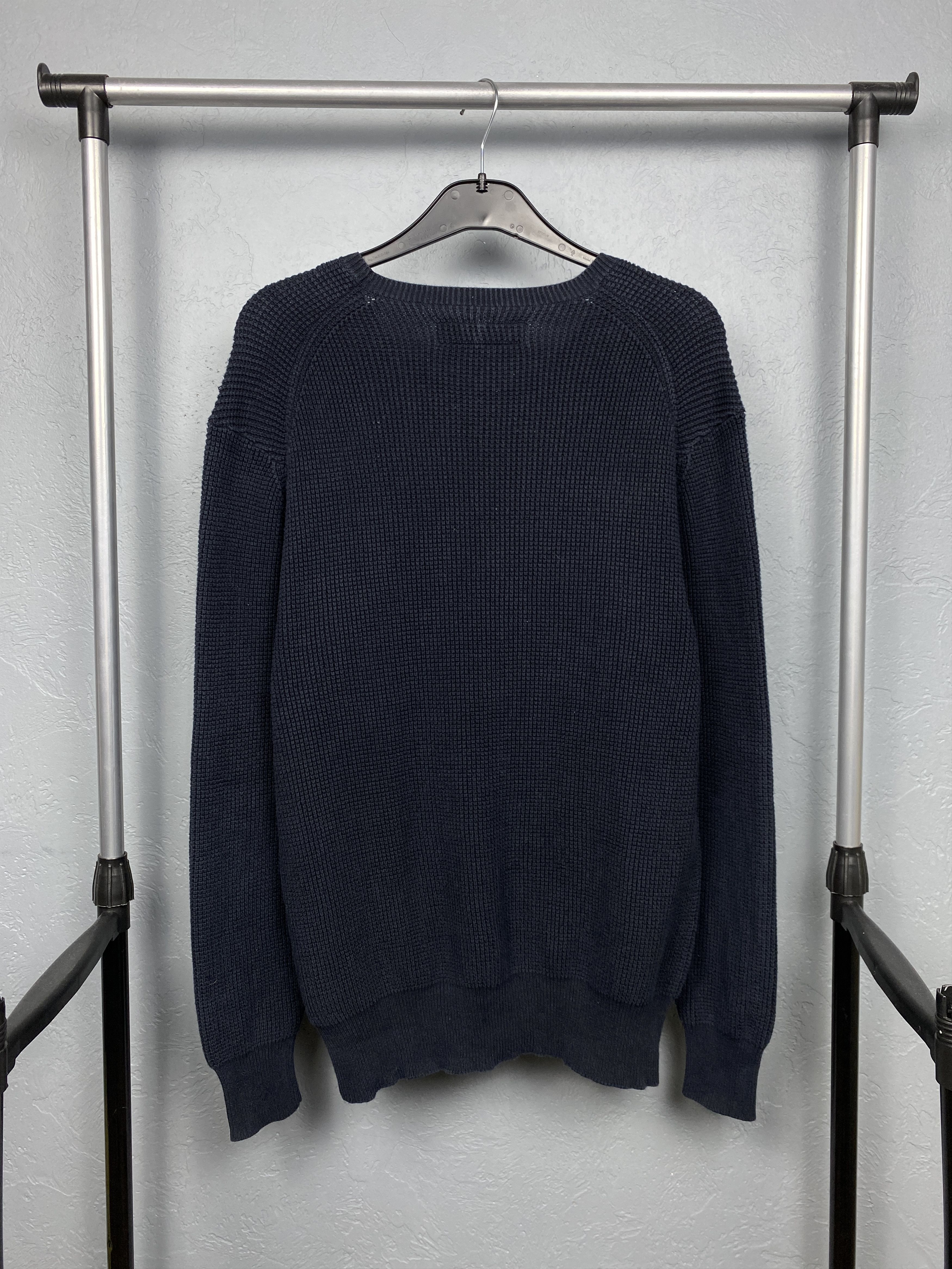 Allsaints Allsaints Mens Trias Crew Neck Cotton Knit Sweater Size US M / EU 48-50 / 2 - 6 Thumbnail