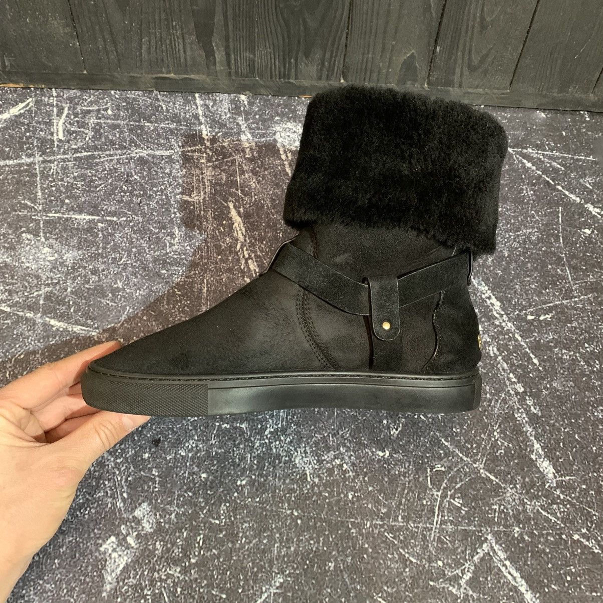 Bally Bally Helisa-Fur Suede Black Women’s Boots Size 36 EU 5.5 US Size US 5.5 / IT 35.5 - 9 Thumbnail