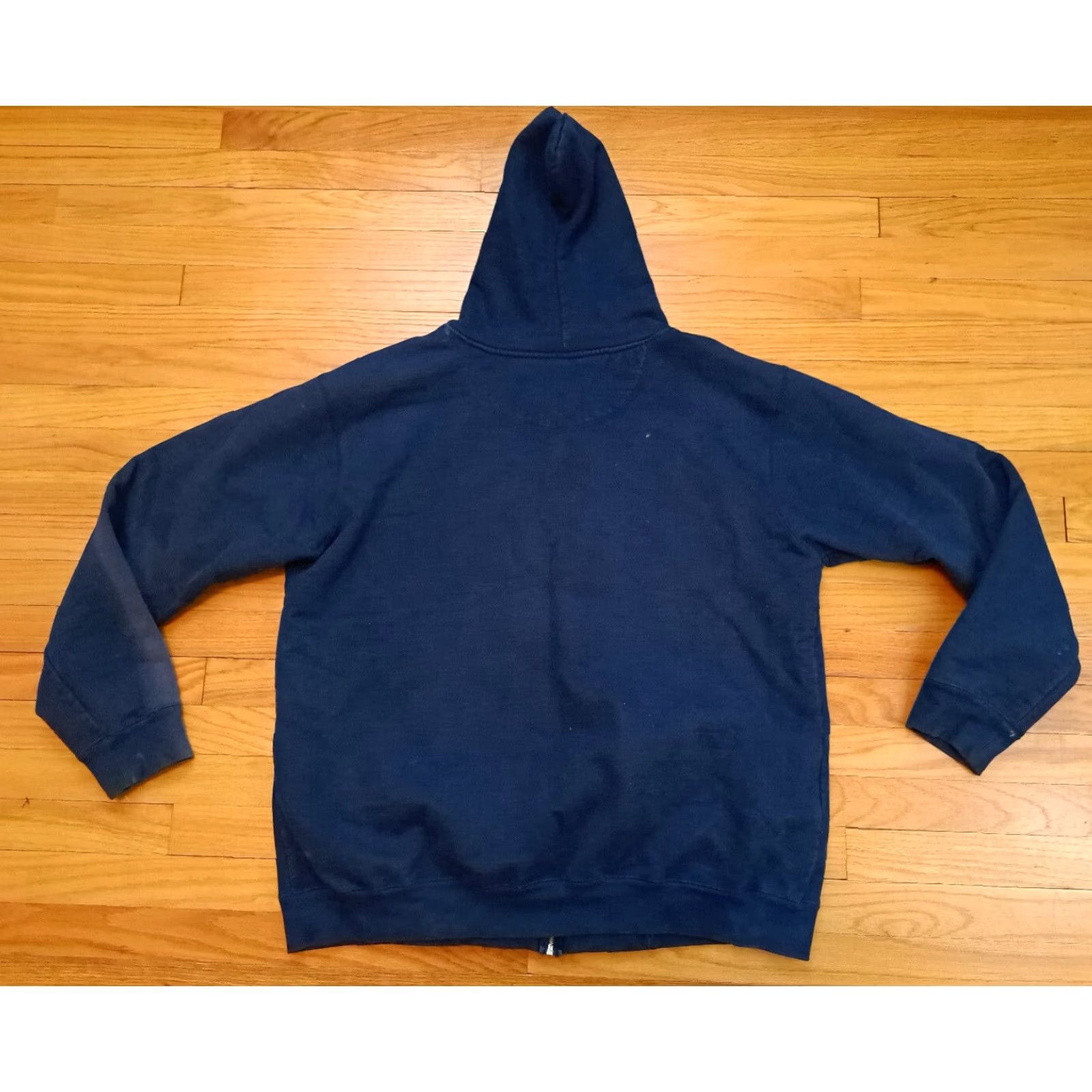 Vintage VINTAGE Foot Locker Michigan Wolverines Embroidered Cotton Zip Hooded Jacket Blue XL Unisex Adults Basketball 80s 90s Size US XL / EU 56 / 4 - 7 Thumbnail