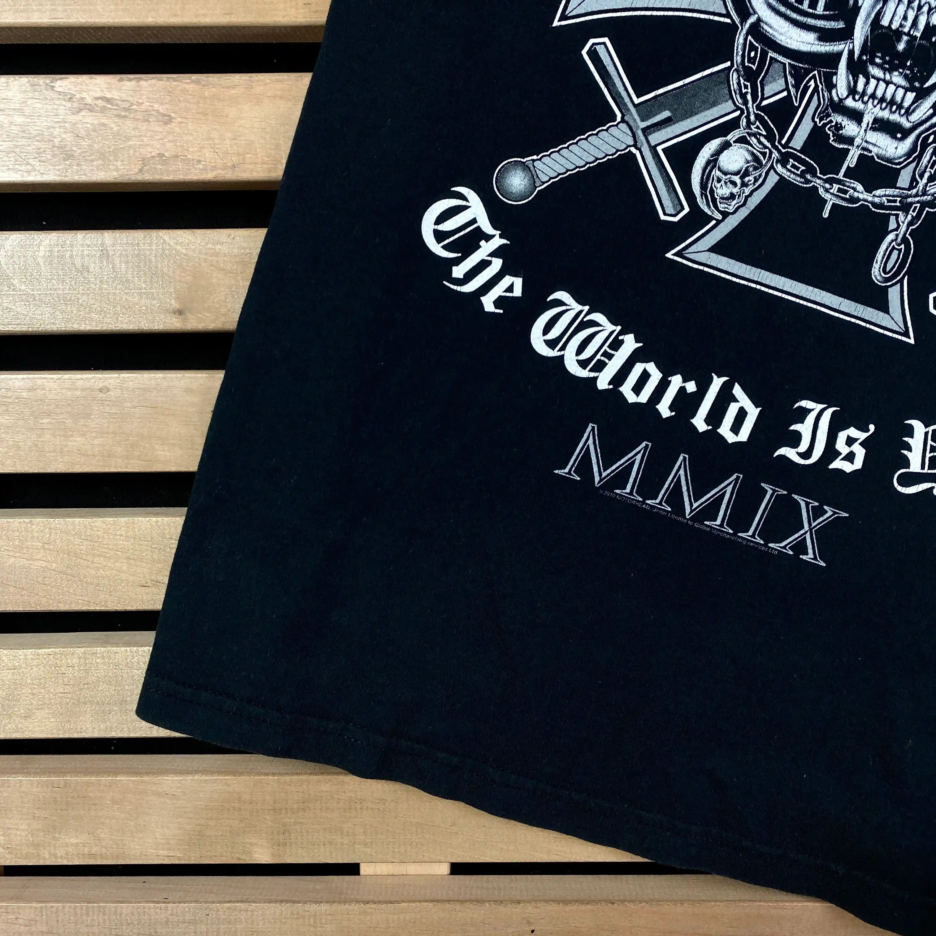 Band Tees × Vintage Mens T-Shirt Motörhead Vintage Size L Size US L / EU 52-54 / 3 - 3 Thumbnail
