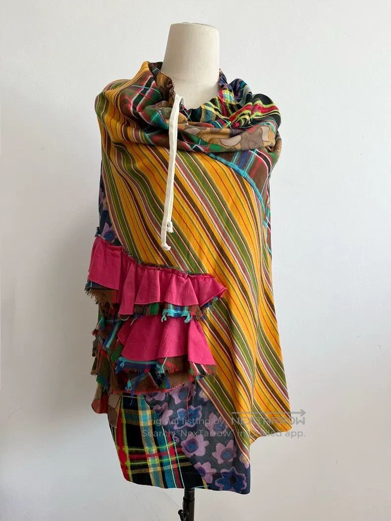 Comme des Garcons Comme des Garcons size F Contrast Color Patchwork Skirt Size 25" / US 0 / IT 36 - 8 Thumbnail