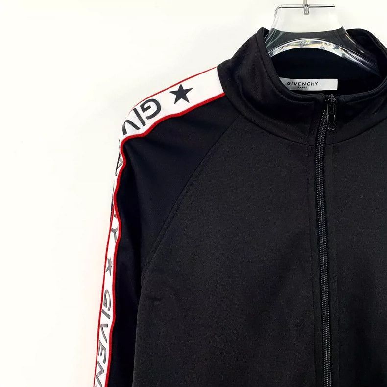 Givenchy Givenchy Givenchy Black Logo Zip Long Sleeve Jacket -2507 Size US L / EU 52-54 / 3 - 3 Thumbnail