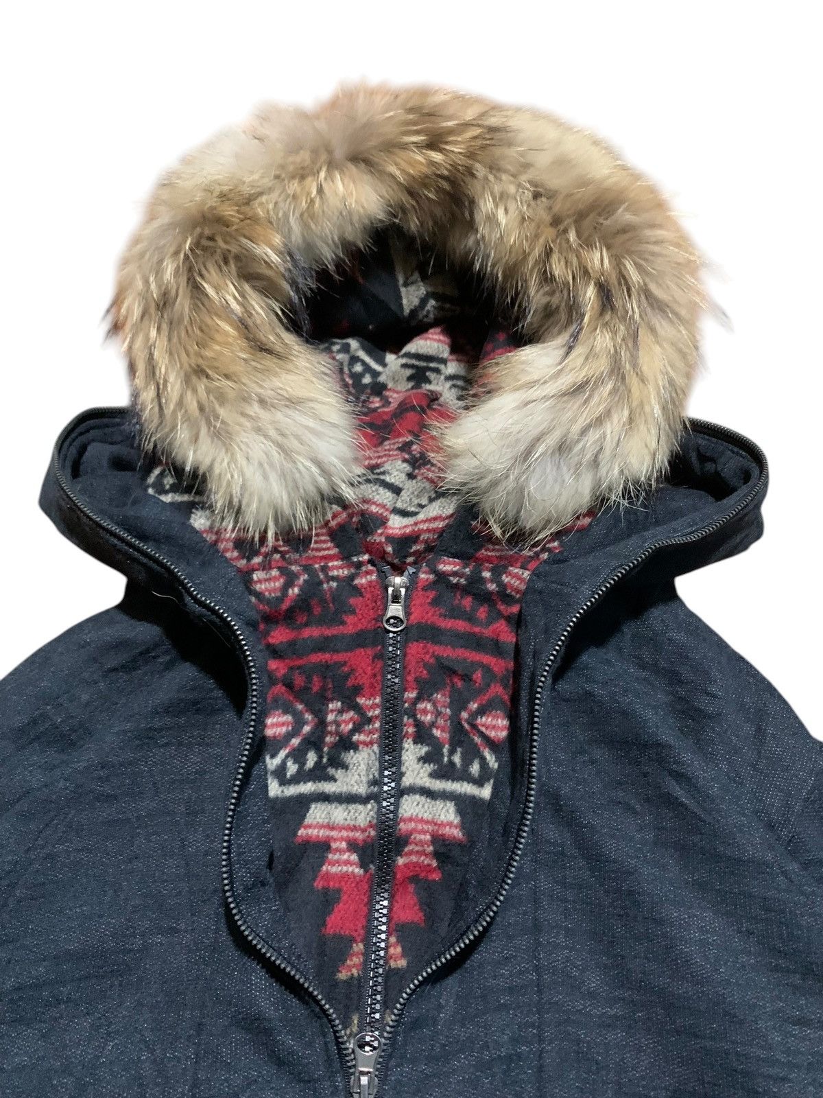 If Six Was Nine ILLS japan double layer navajo removable fur hoodie Size US L / EU 52-54 / 3 - 4 Thumbnail